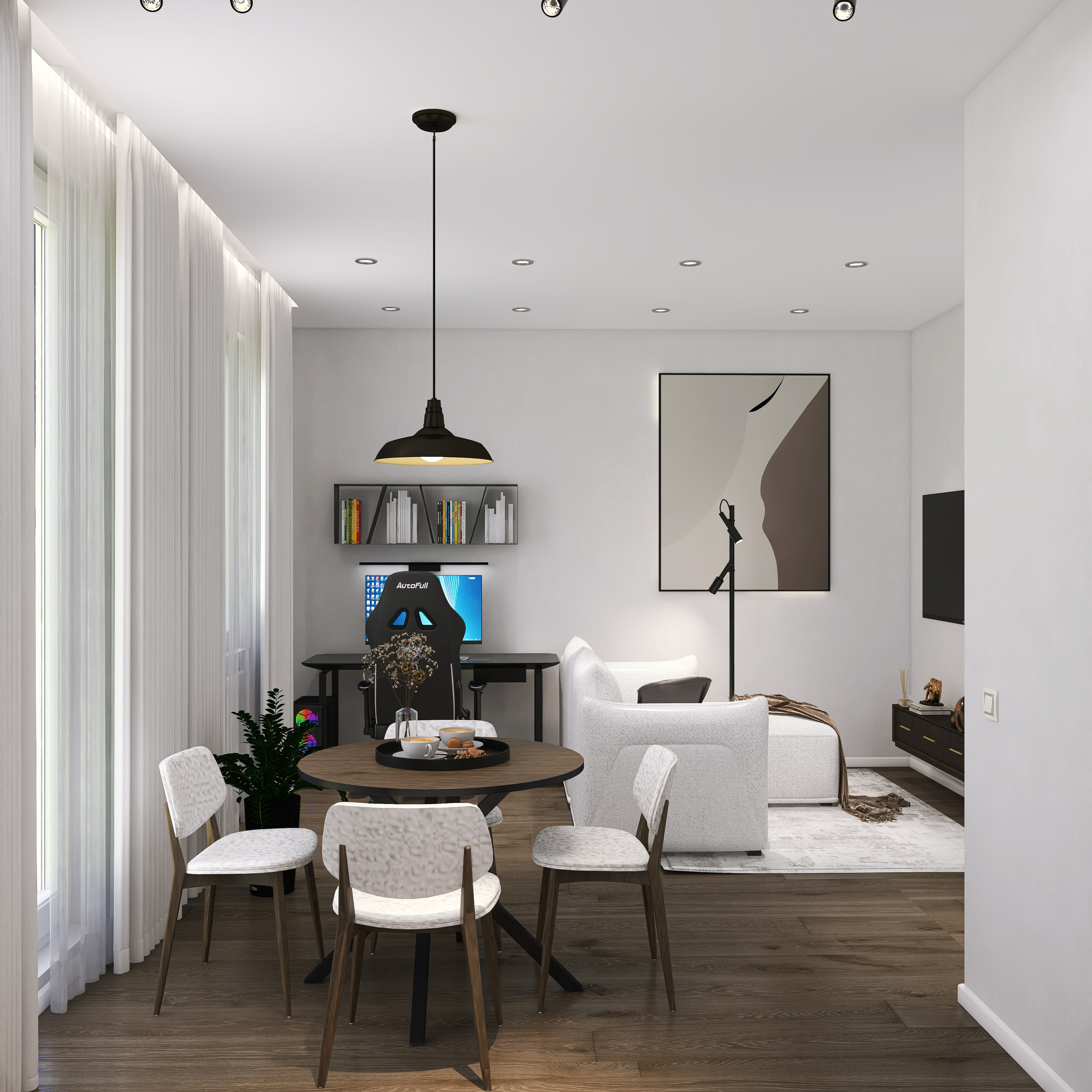 КП Green Park. Площадь 60 кв. м. Дизайнер интерьера в Новосибирске_Елена Сергеева