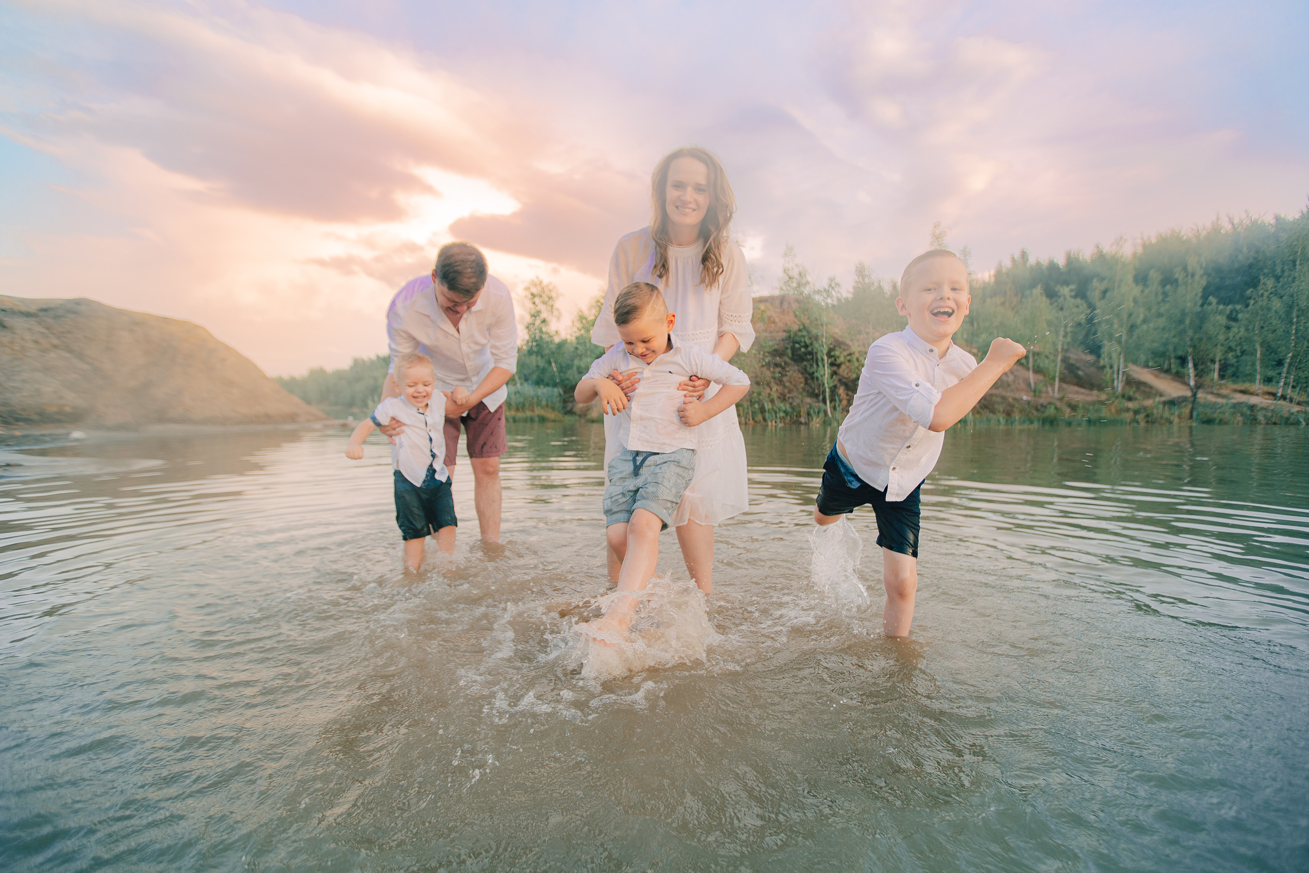 Про Сашу, Ирину, Илью, Андрея и Вову. Семейный и детский фотограф в Туле