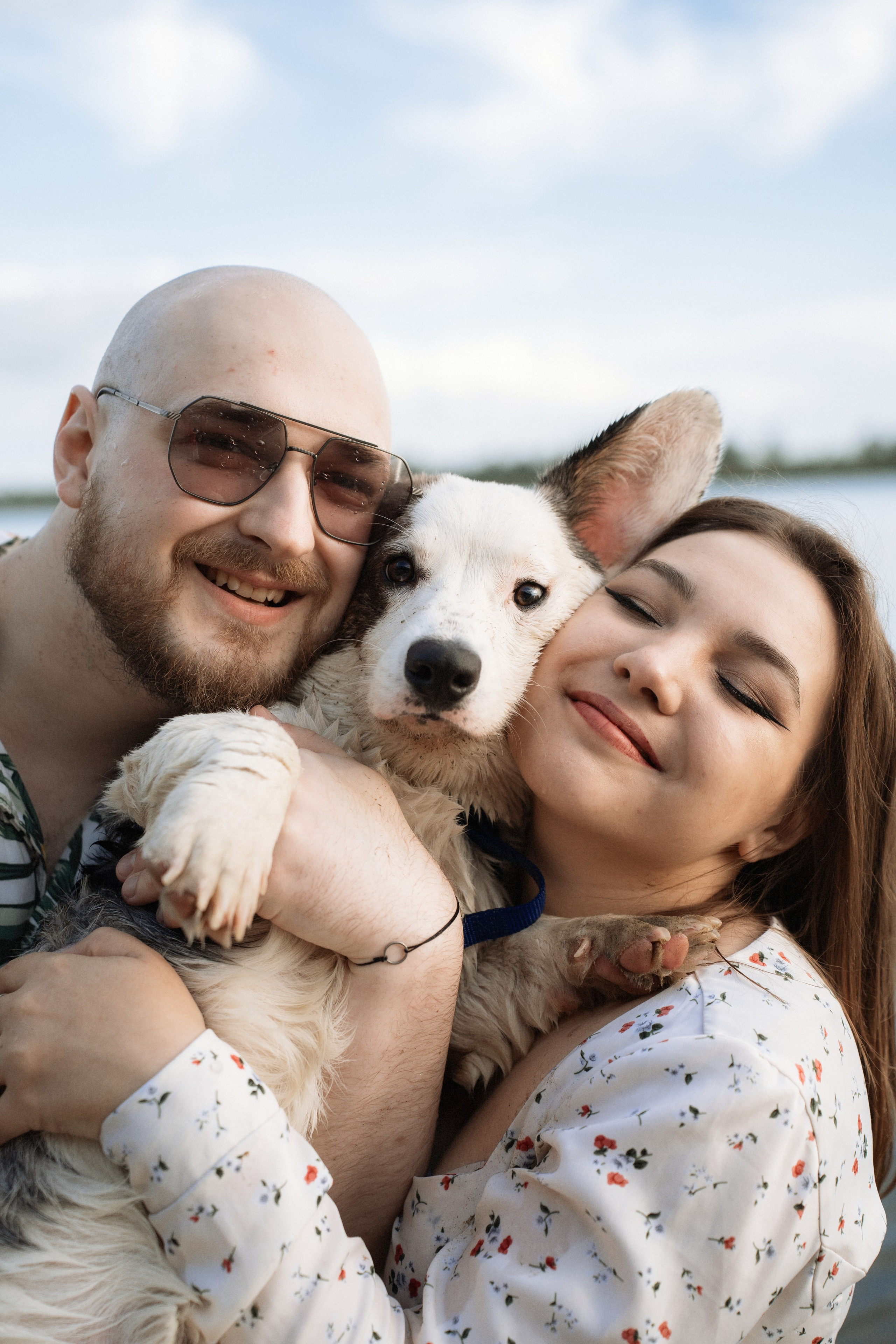 Алена и Максим. Фотосессия на реке. Яна Орехова. Фотограф в Томске