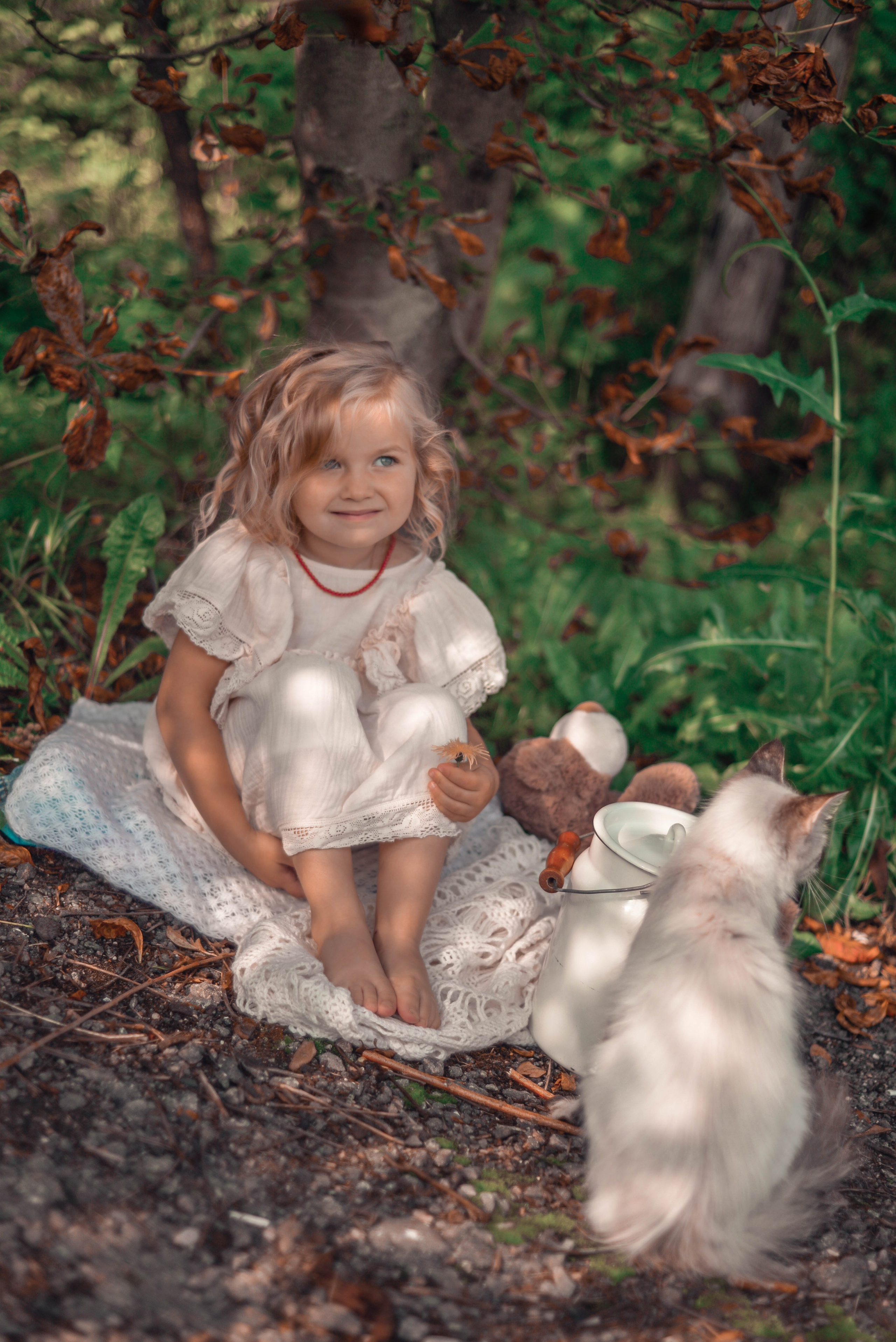 Вера с котёнком. Семейный и детский фотограф в Москве (Тинао) Галкина Алевтина