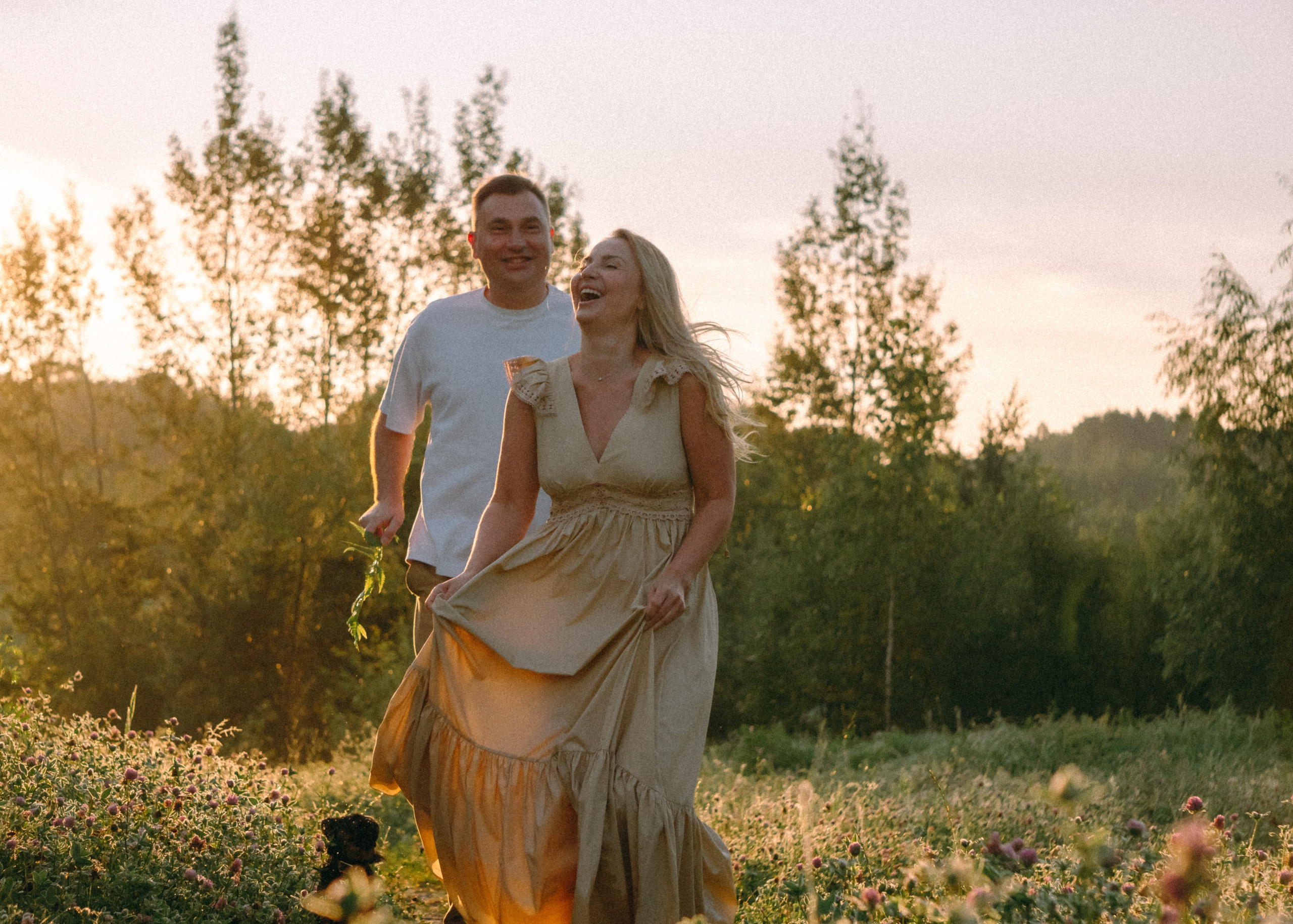 Оксана, Кирилл и Кеша. Фотограф-анималист Ксения Воробьева, Москва