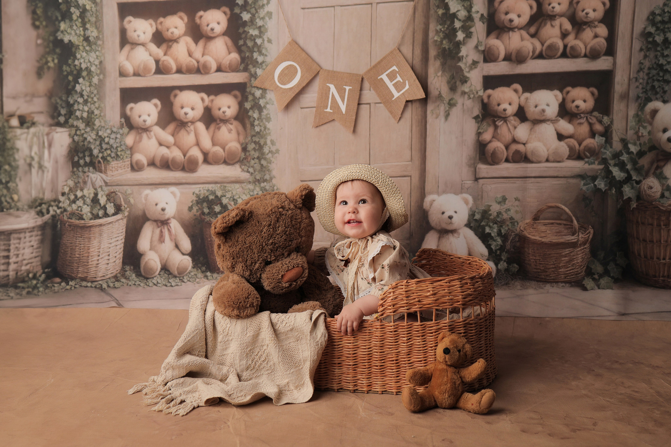 Анечка, 1 годик. Фотограф новорожденных в Новокузнецке Анна Горошникова