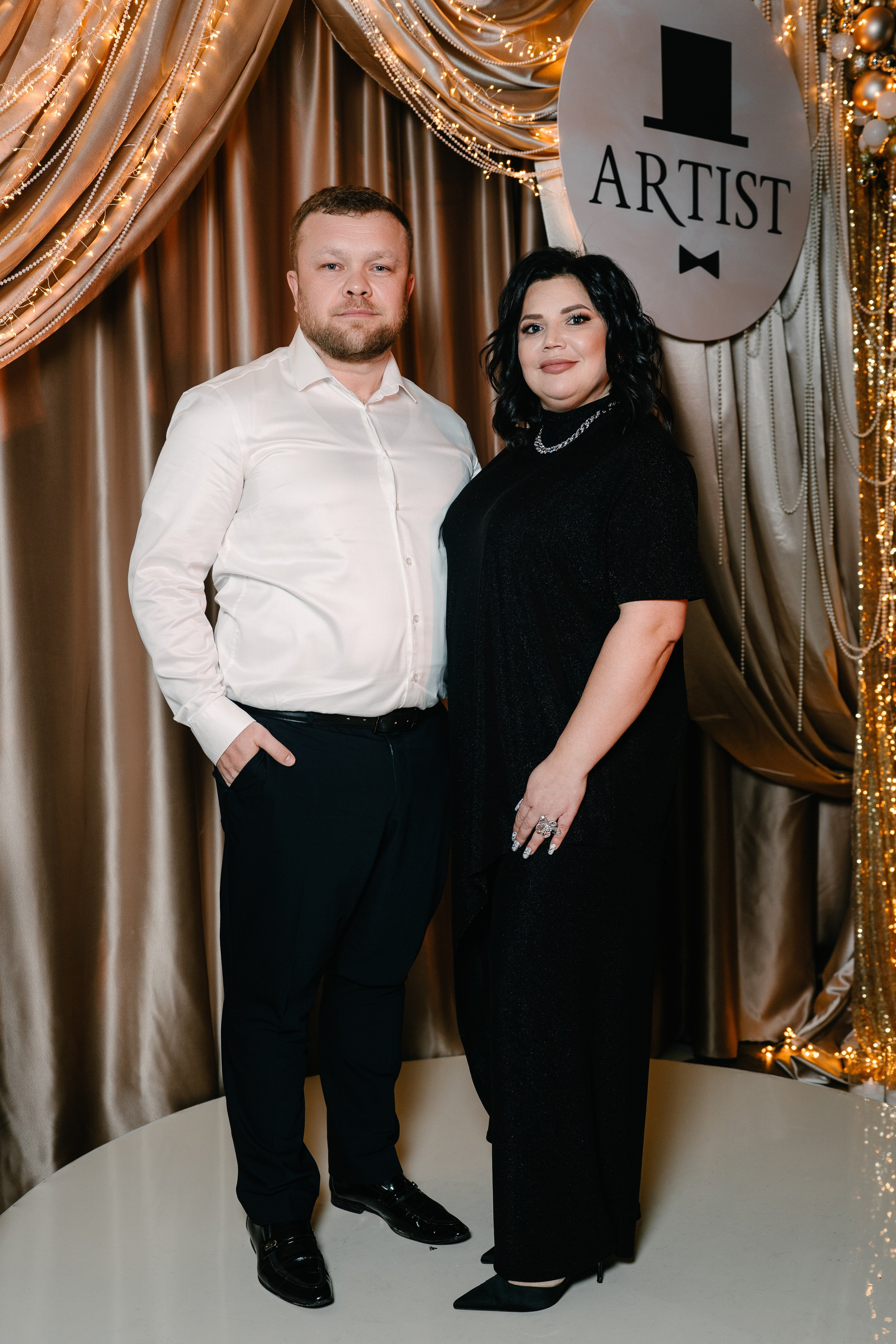 Новогодний вечер в Артисте. Свадебный и семейный фотограф в Воронеже Анастасия Бойко