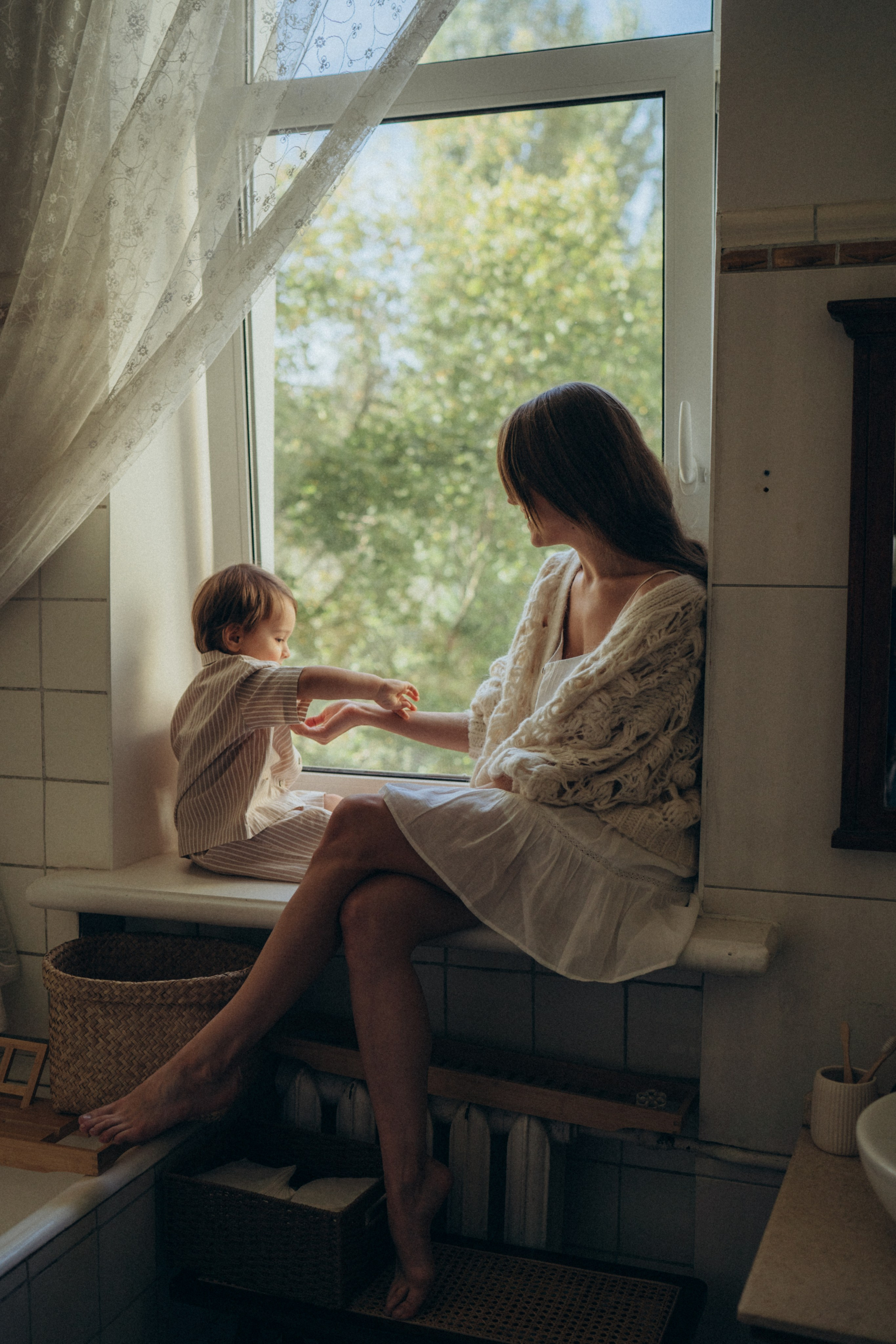 Теплым осенним днем дома. Семейный фотограф в Москве Елена Гильманова