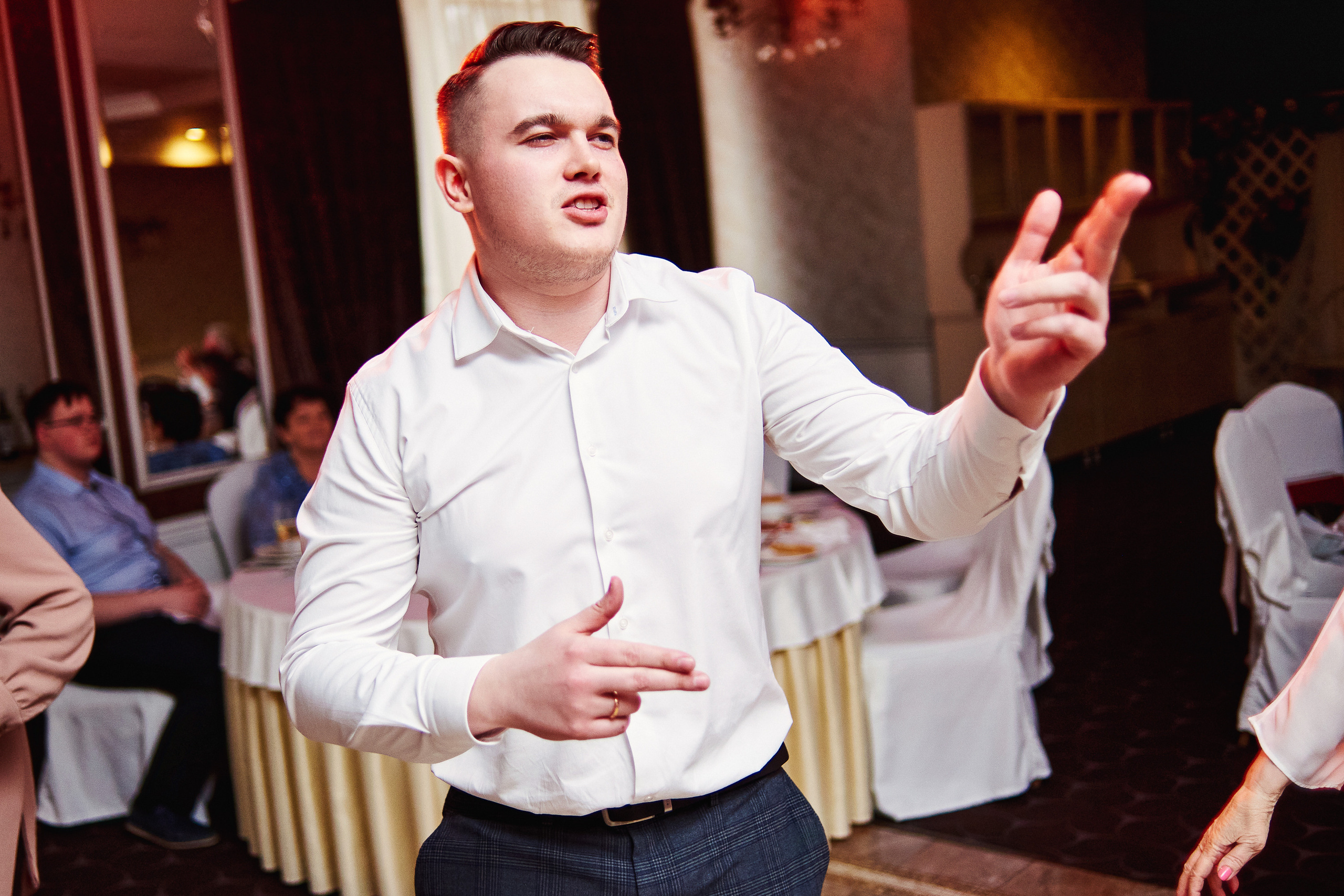 Свадебный ужин в Белом Трюфеле. Фотограф Александр Бурдин