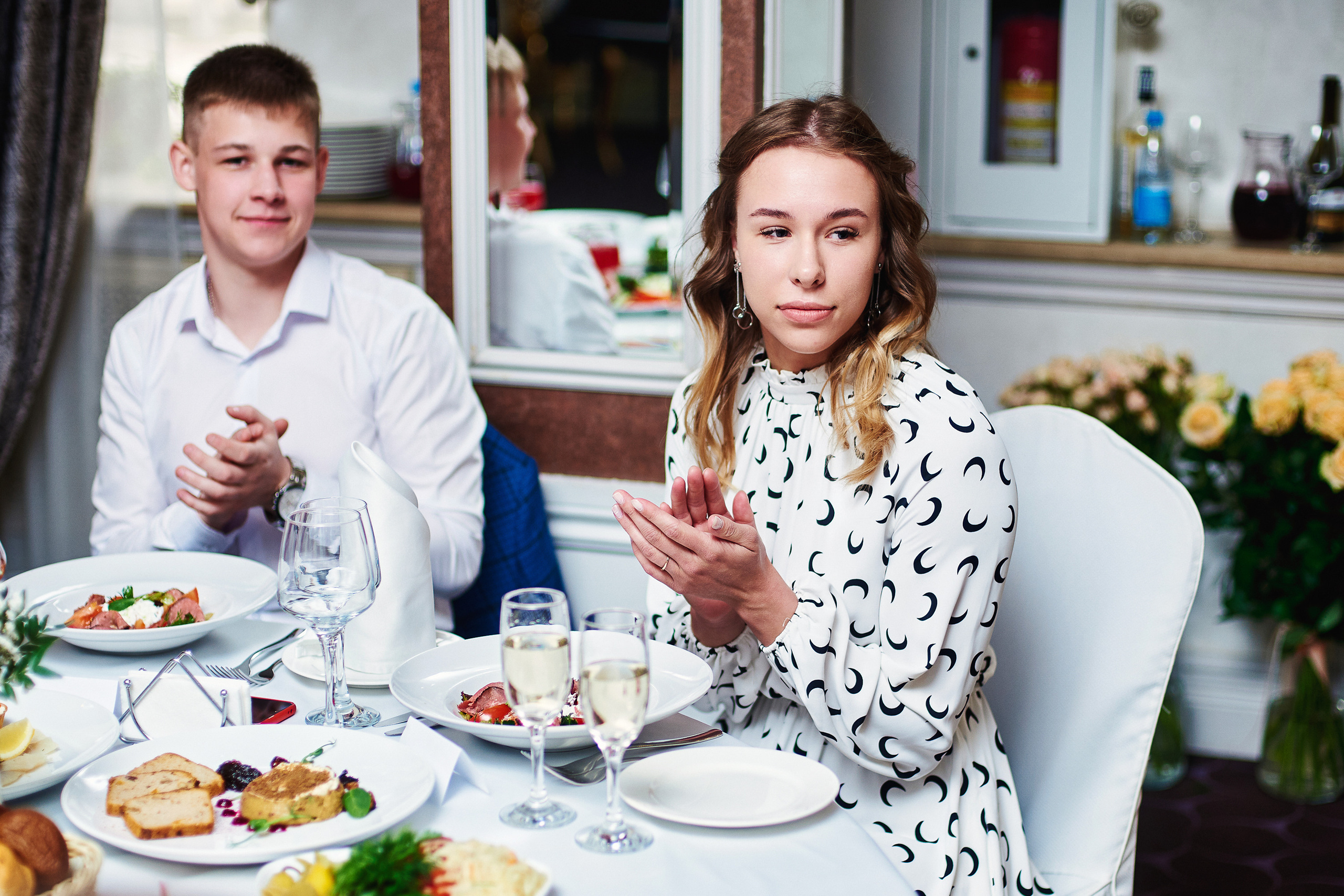 Свадебный ужин в Белом Трюфеле. Фотограф Александр Бурдин