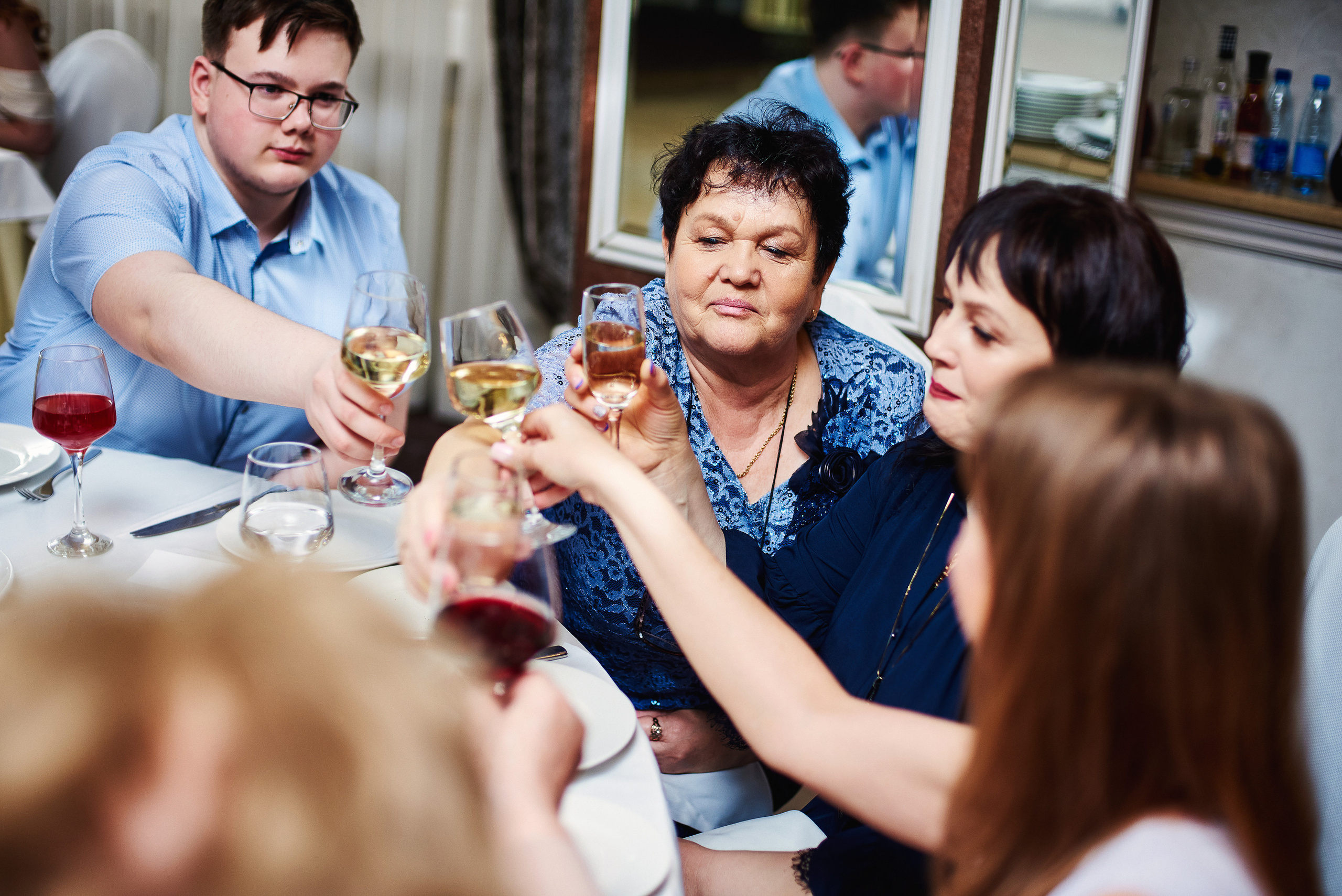 Свадебный ужин в Белом Трюфеле. Фотограф Александр Бурдин