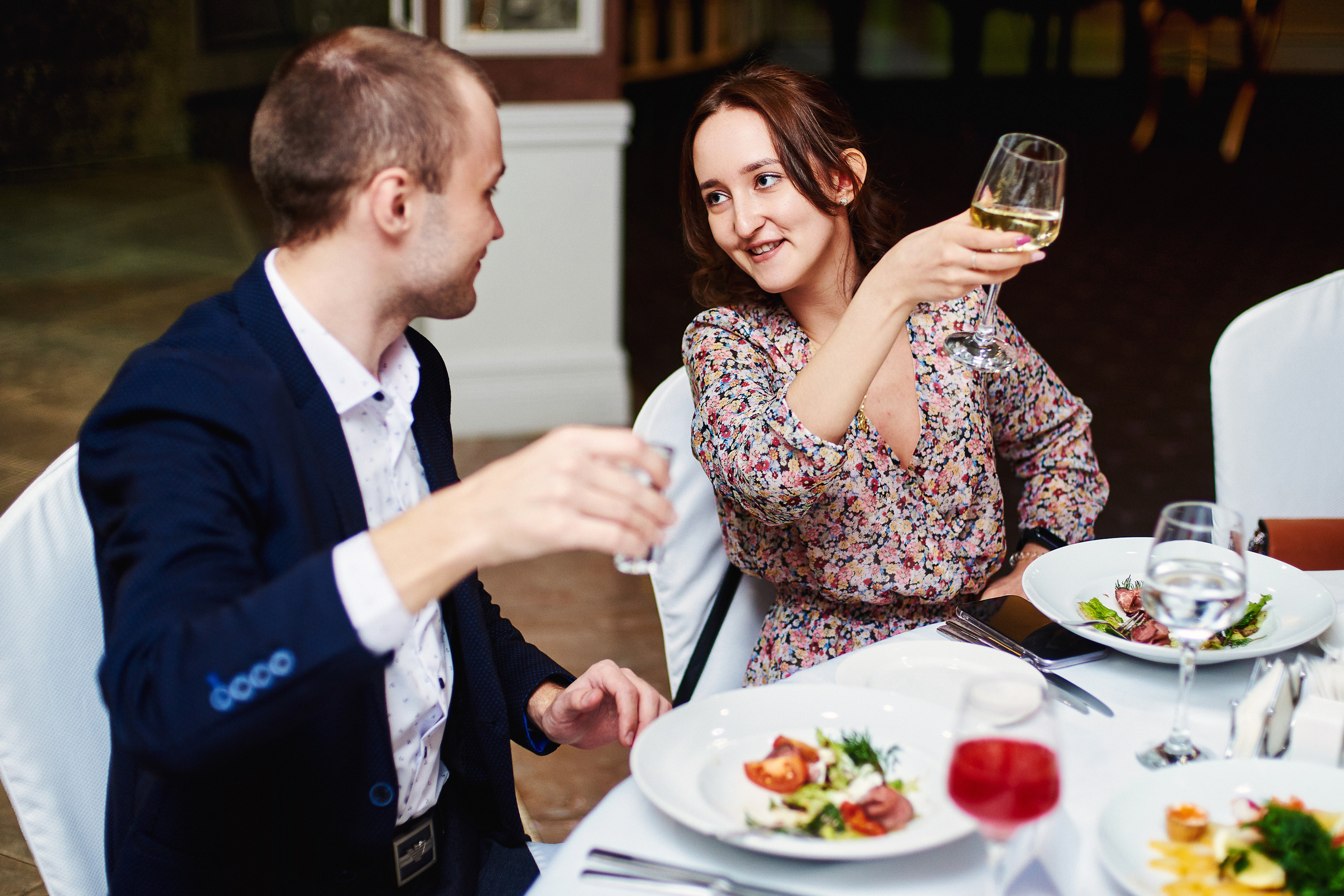 Свадебный ужин в Белом Трюфеле. Фотограф Александр Бурдин