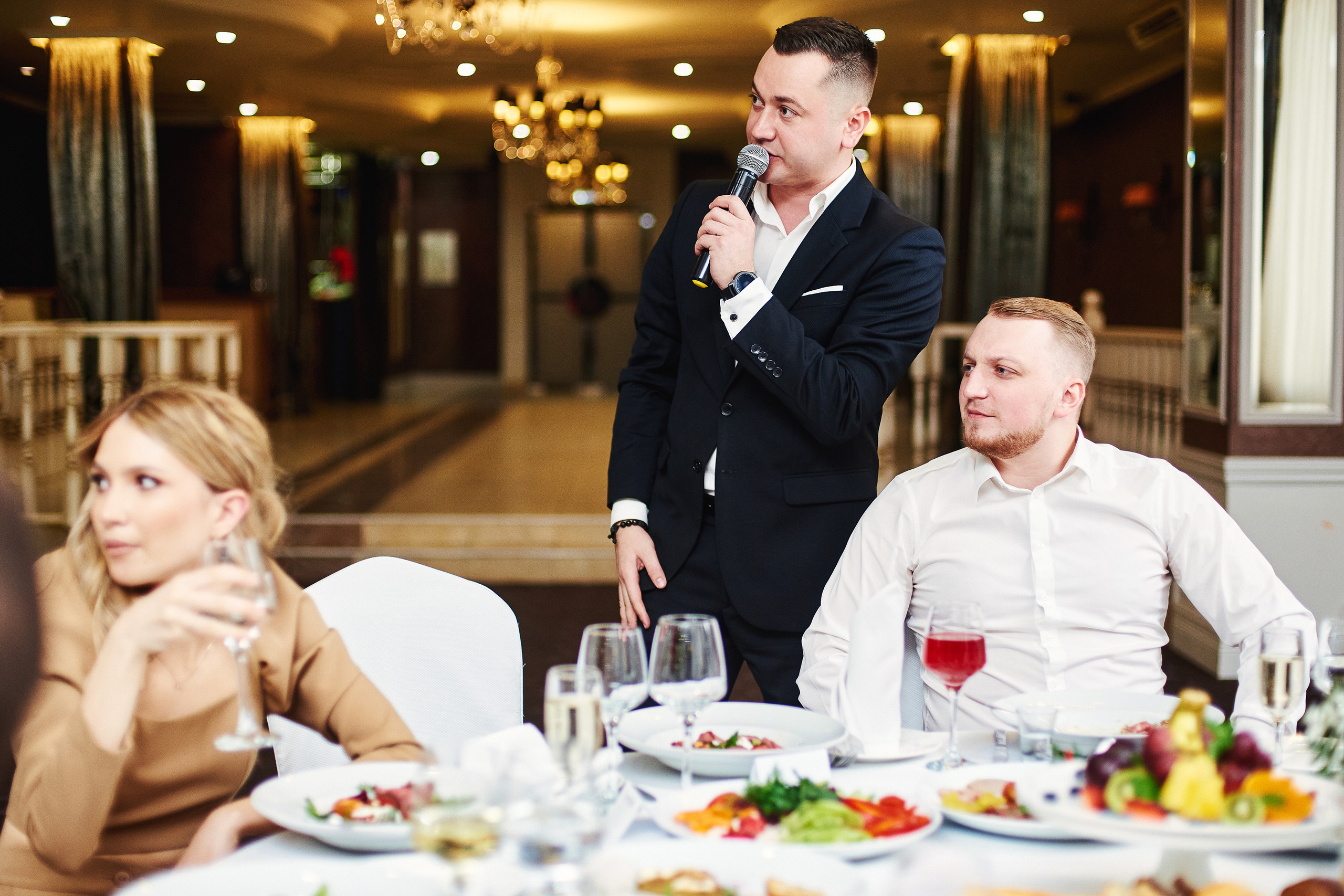 Свадебный ужин в Белом Трюфеле. Фотограф Александр Бурдин
