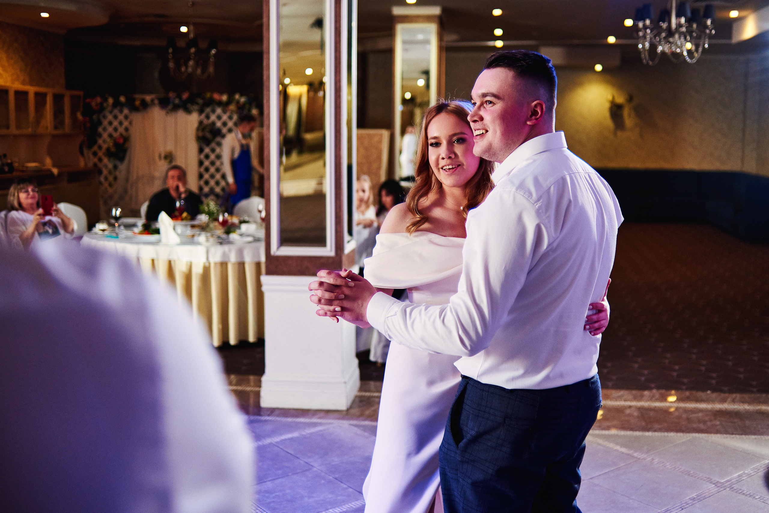 Свадебный ужин в Белом Трюфеле. Фотограф Александр Бурдин