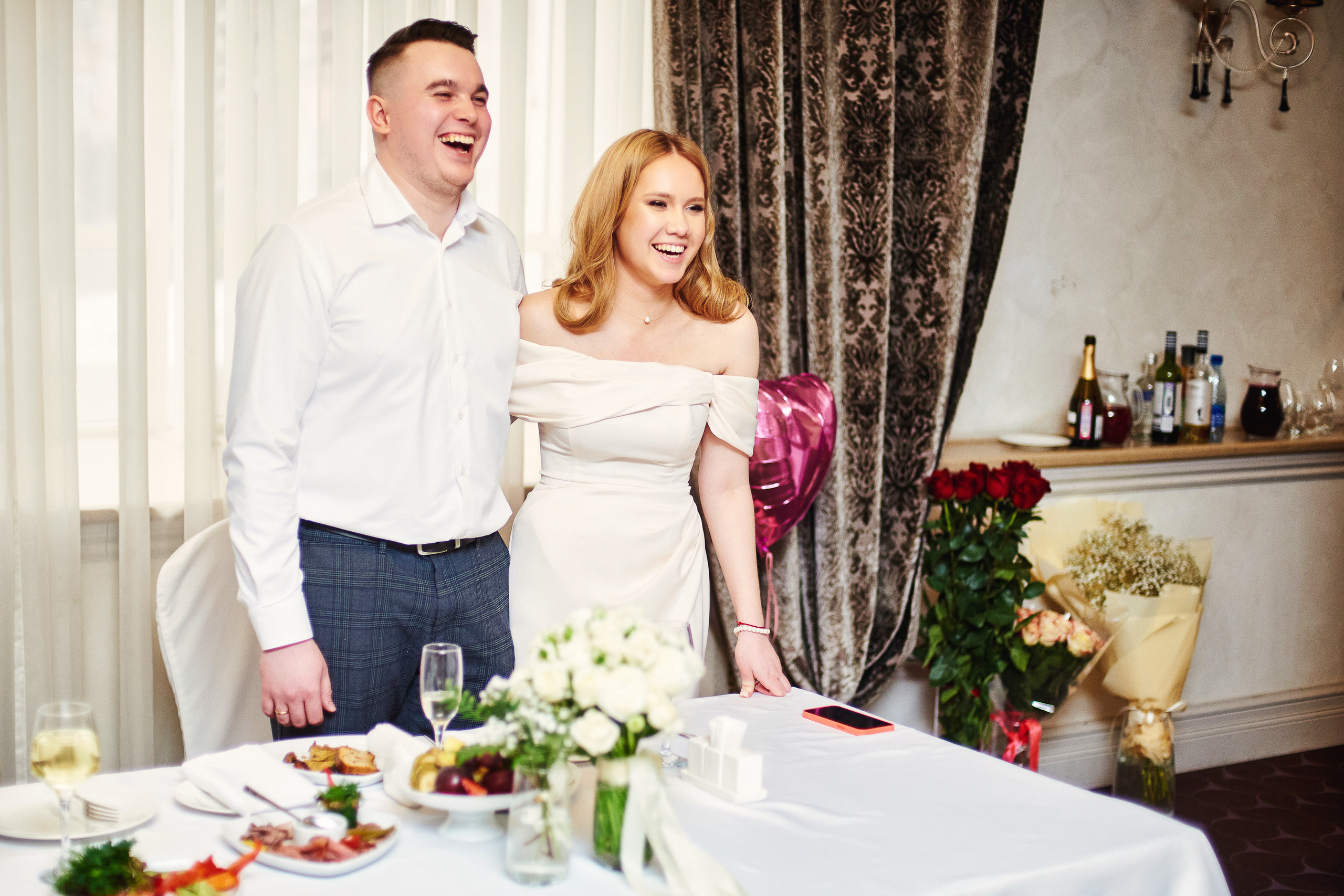 Свадебный ужин в Белом Трюфеле. Фотограф Александр Бурдин