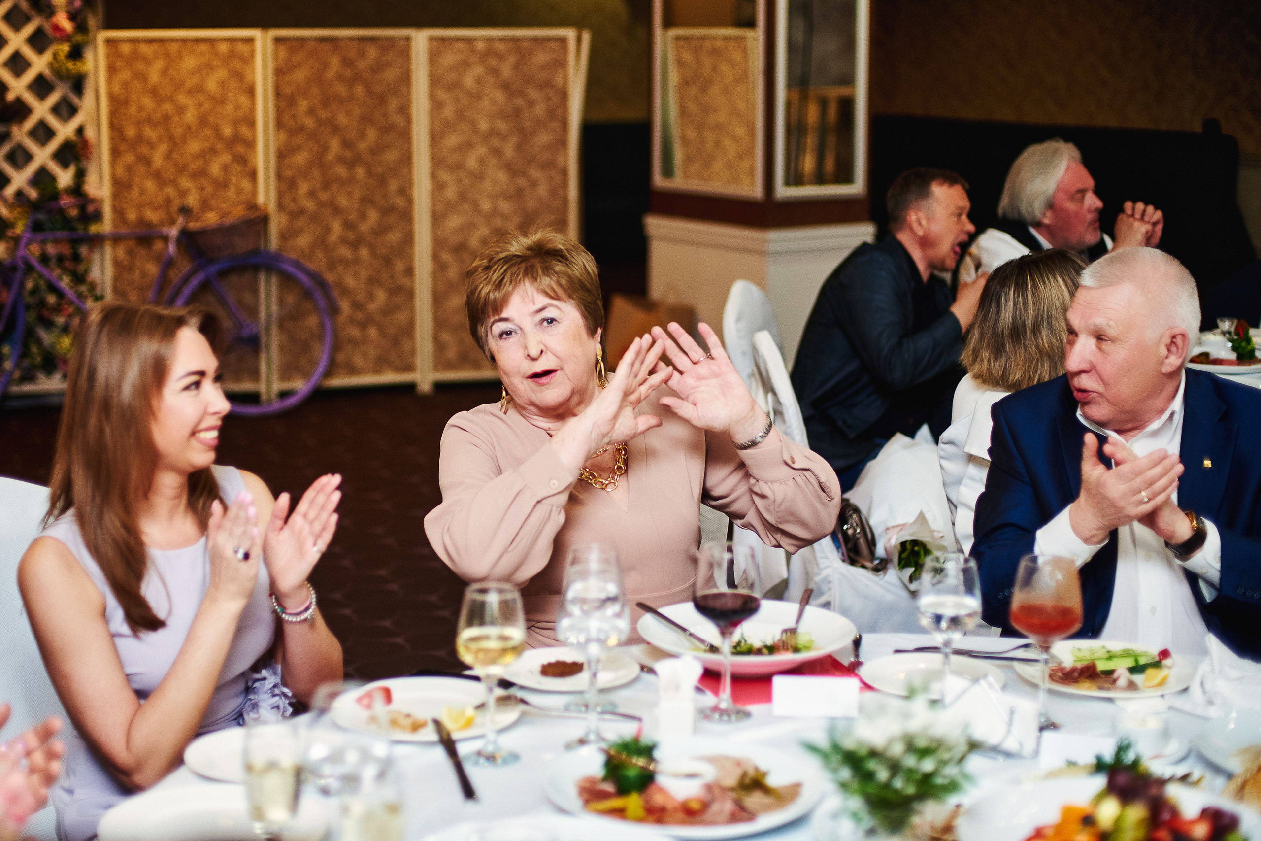 Свадебный ужин в Белом Трюфеле. Фотограф Александр Бурдин