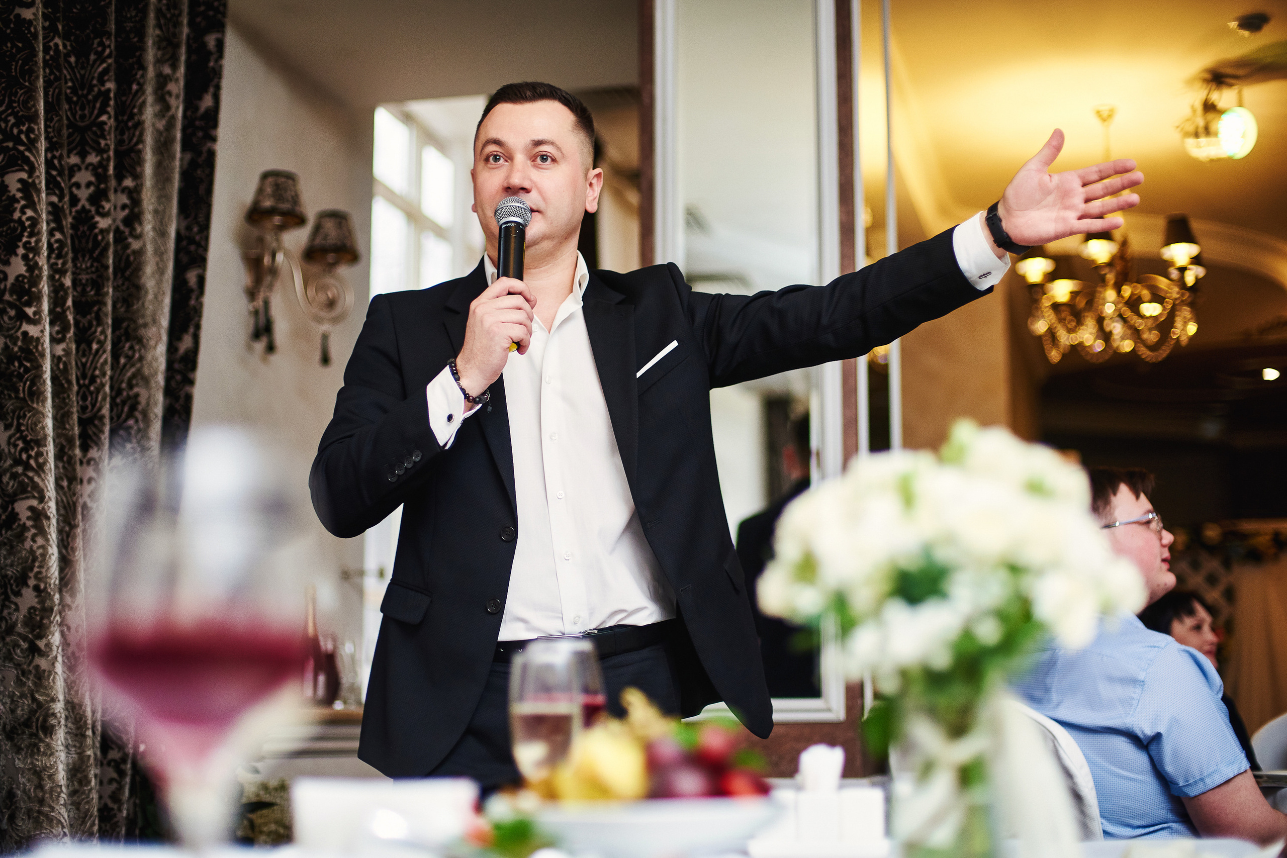 Свадебный ужин в Белом Трюфеле. Фотограф Александр Бурдин