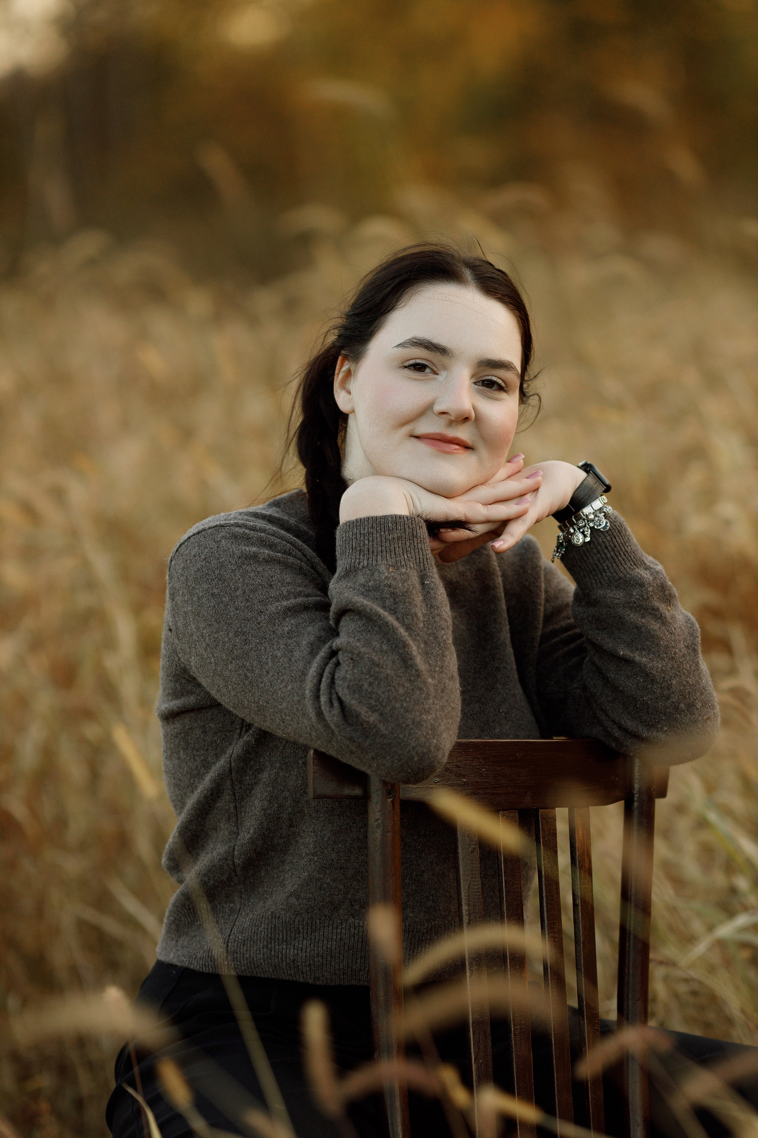 Осень 11 класс (съемка в поле). Photoalbum-vl.ru