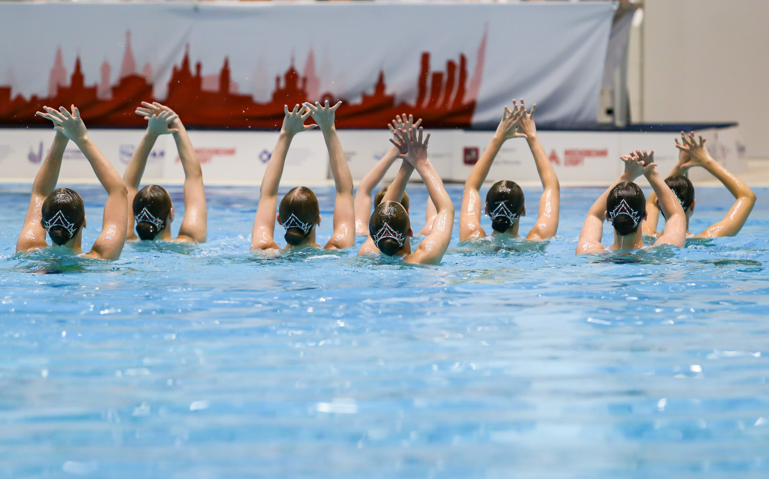 Первенство России по синхронному плаванию. Техническая программа. Группы. Репортажный фотограф в Москве