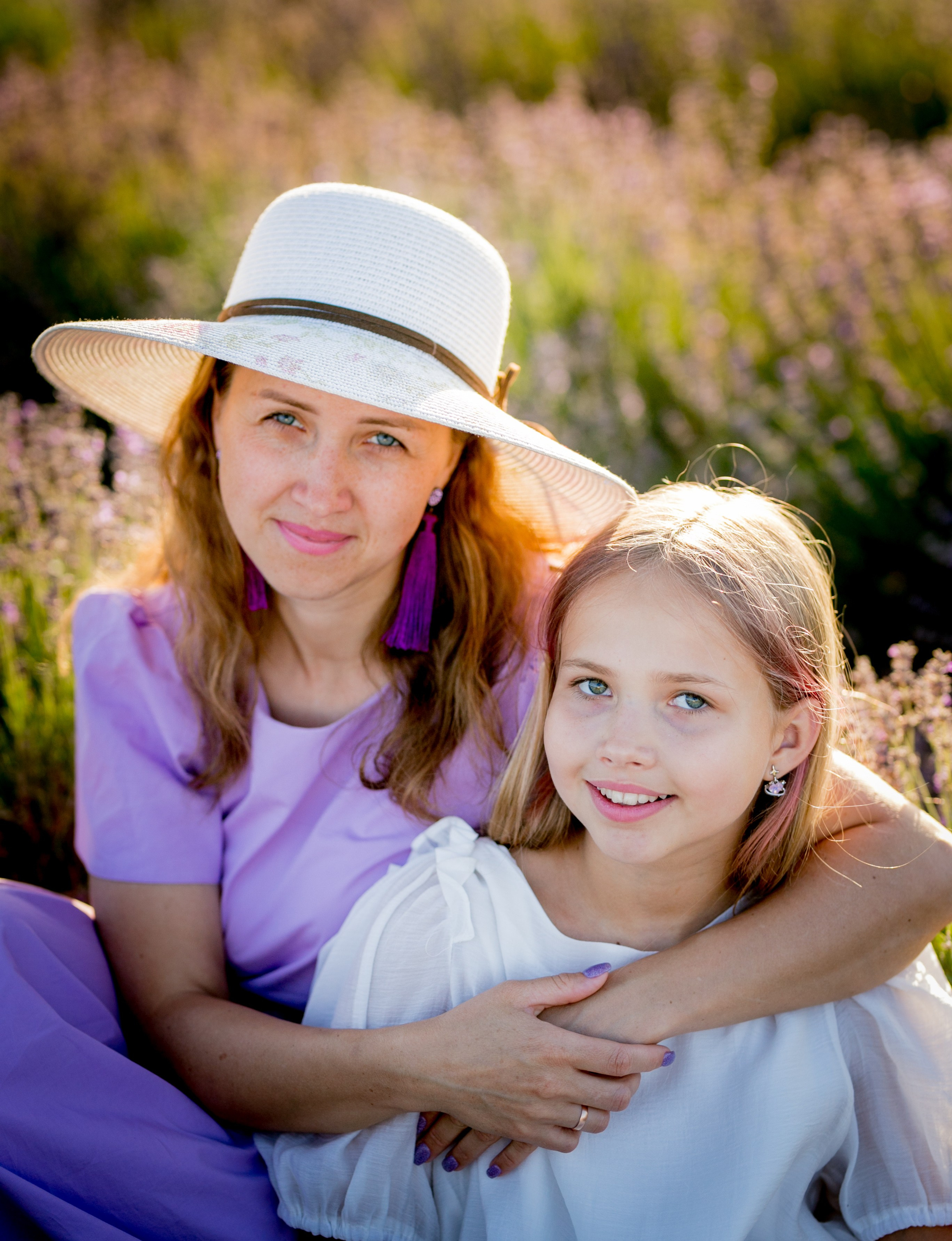 Инна и Роман. Семейная фотосессия в лаванде. Фотограф в Крыму