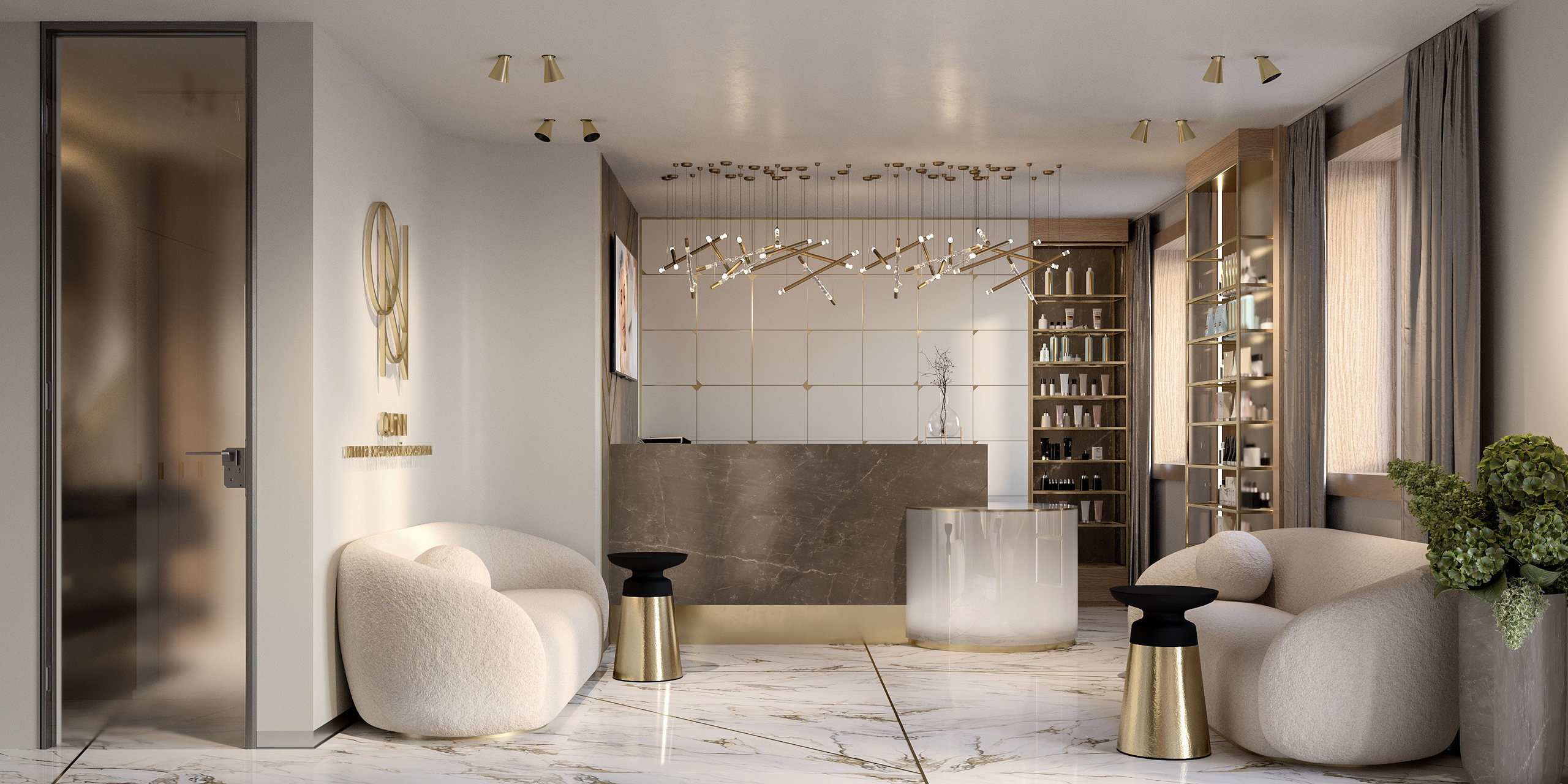 Косметология Момедовы. Архитектурно-дизайнерское бюро ROOMS