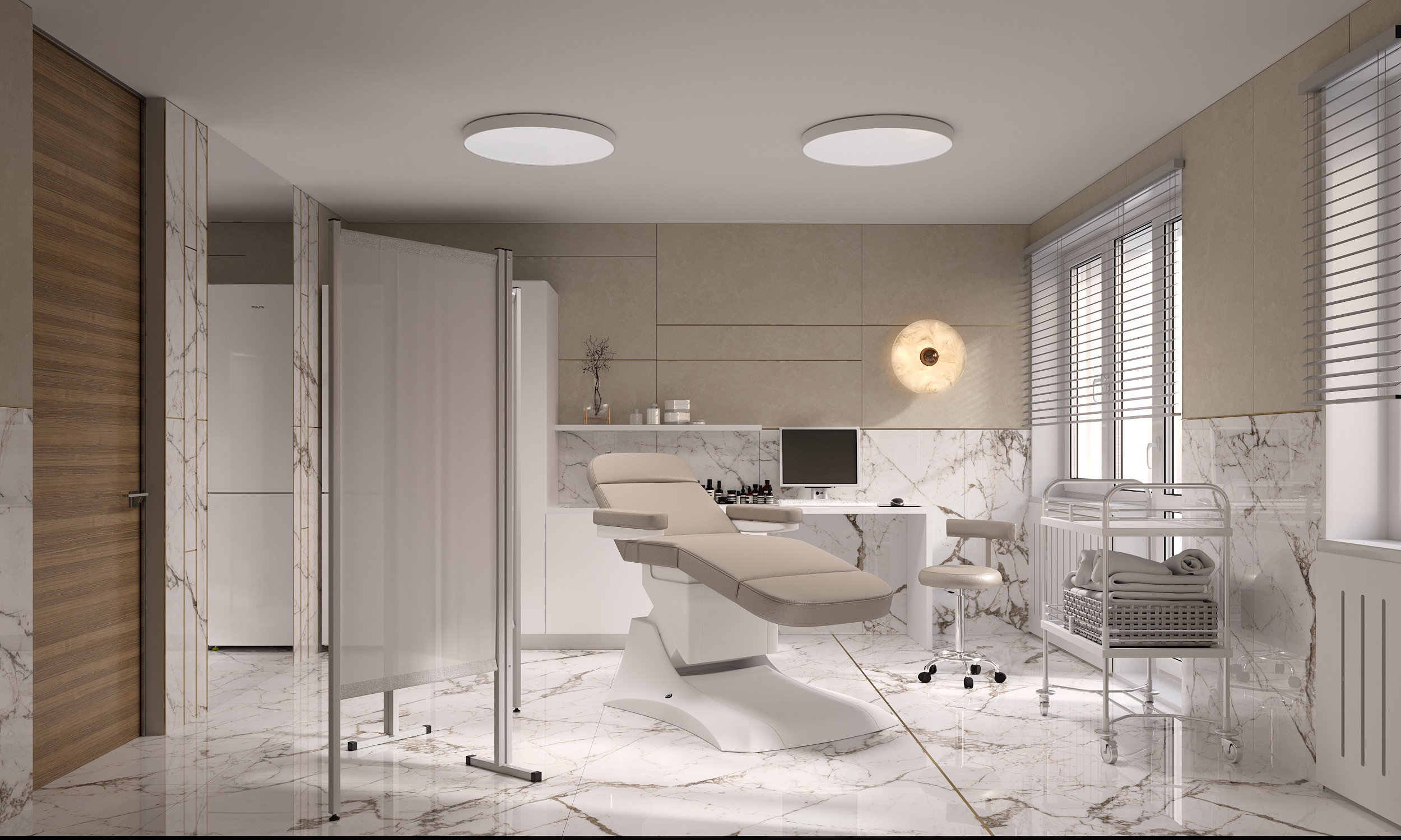 Косметология Момедовы. Архитектурно-дизайнерское бюро ROOMS