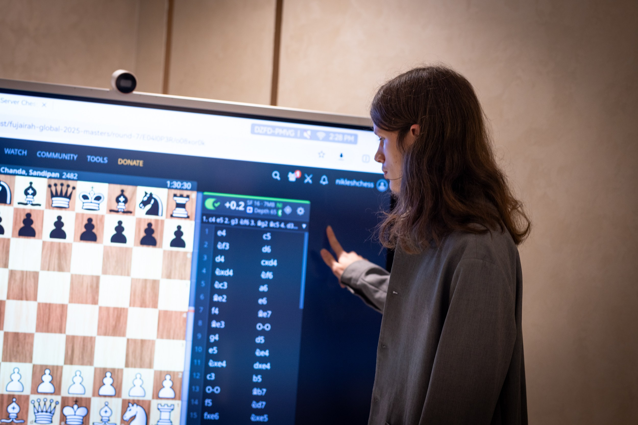 2025.09.01 1st. FUJAIRAH GLOBAL Chess Championship — Round9. Фотограф Анна Штурман (репортажная съёмка любых событий и мероприятий) Anna Shtourman photographer