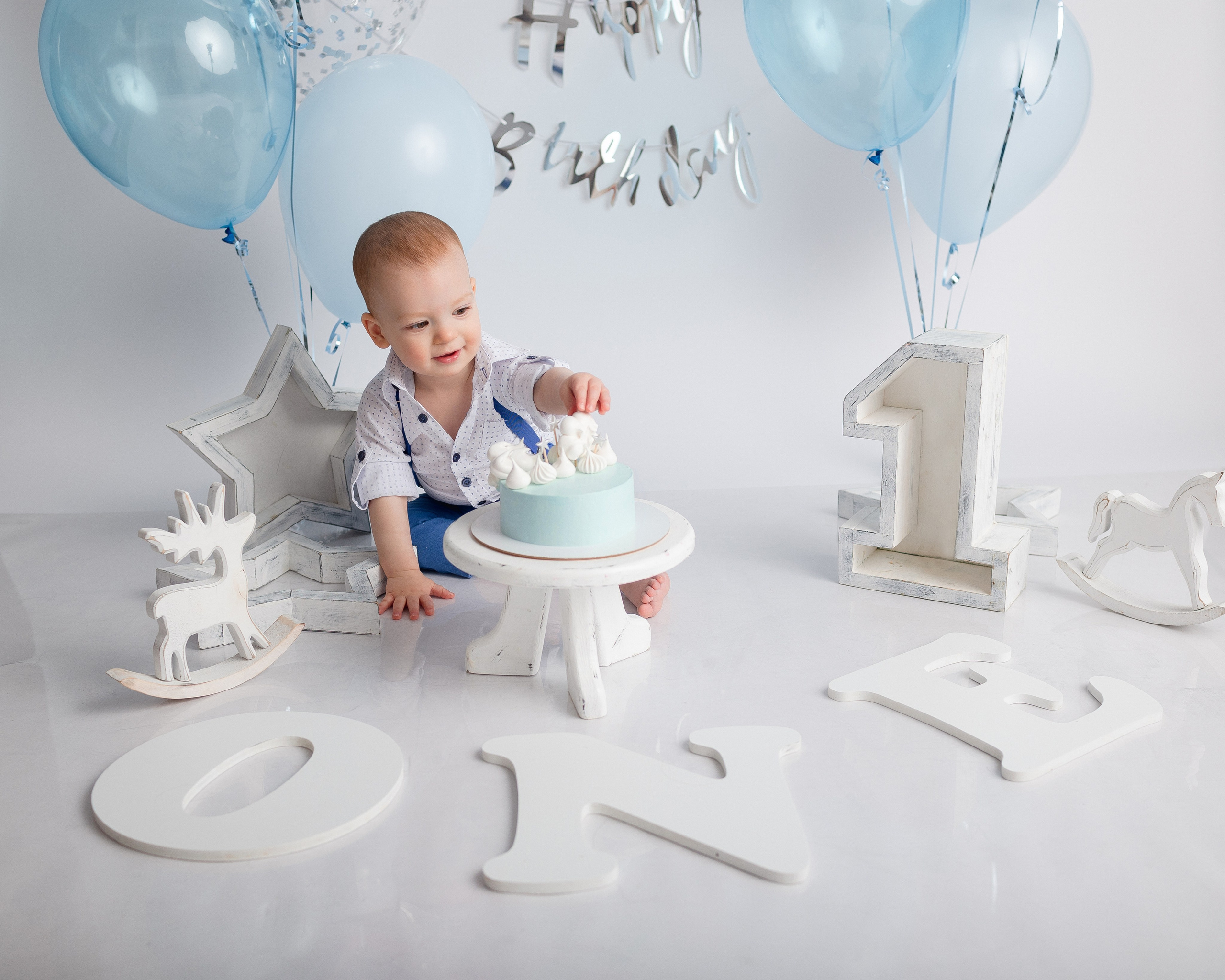 Годик стандарт. Newborn Фотограф в Твери