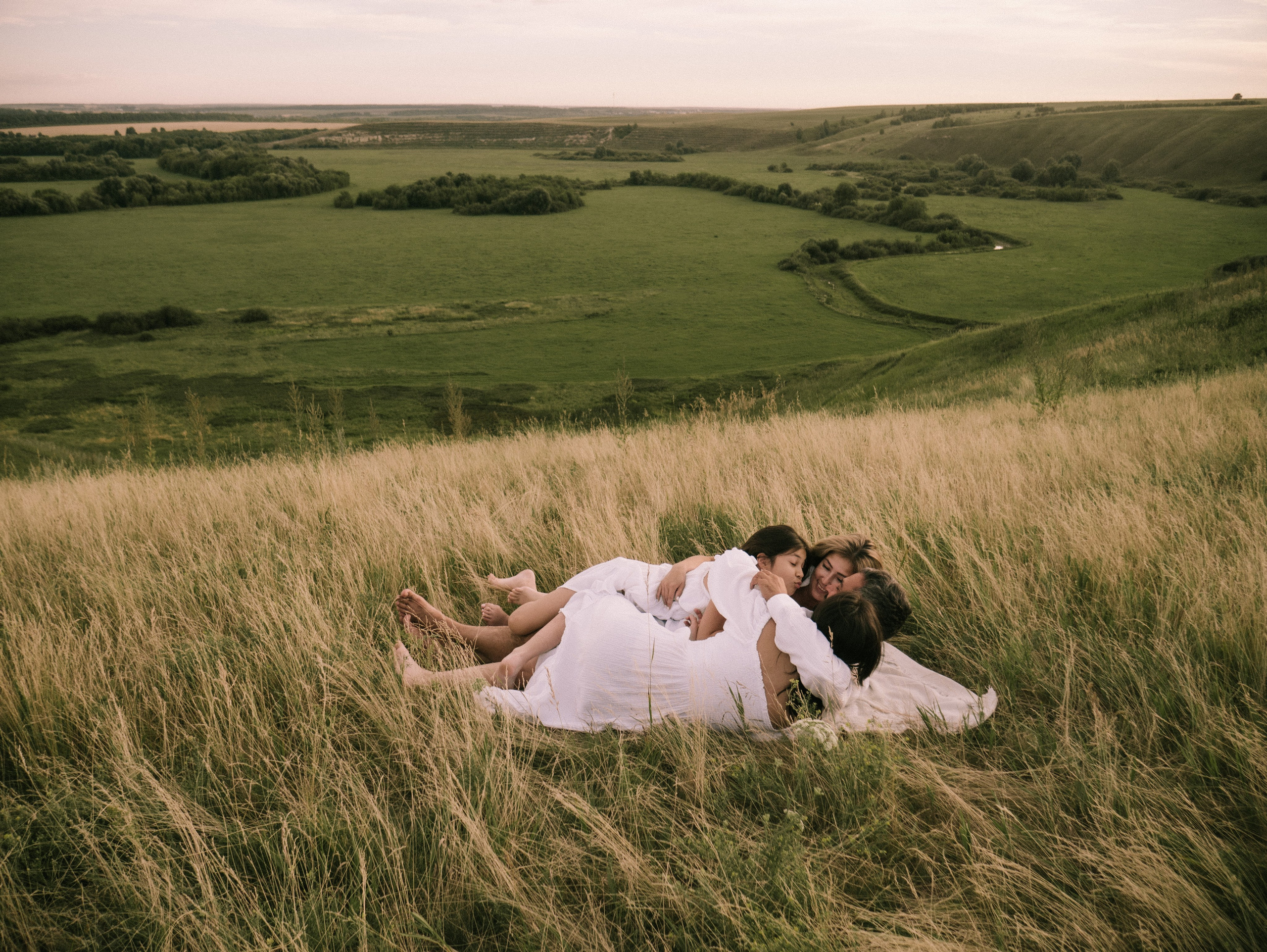 Семейная история на закате. Фотограф Нэля Хаматова