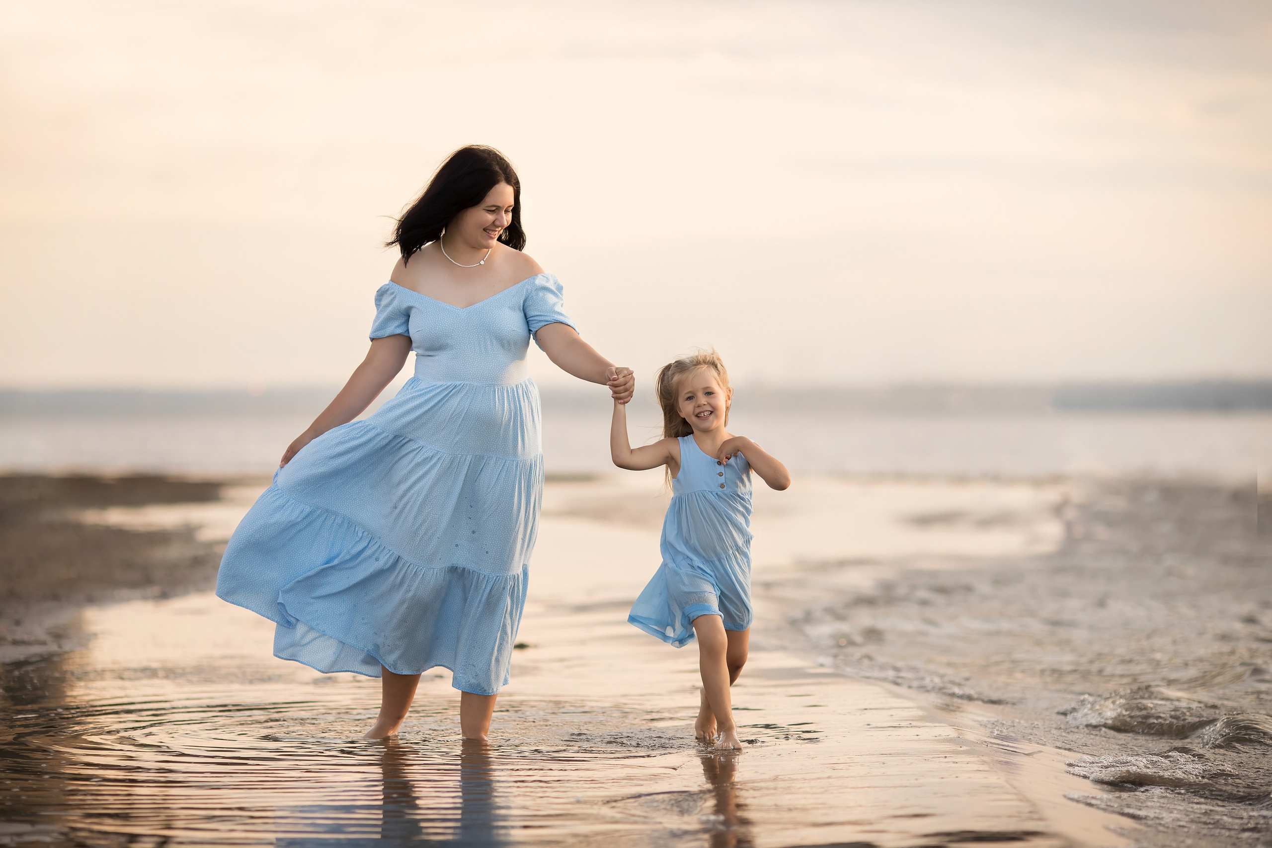 Босиком в закат. Семейный и детский фотограф в Саратове Полина Коткина