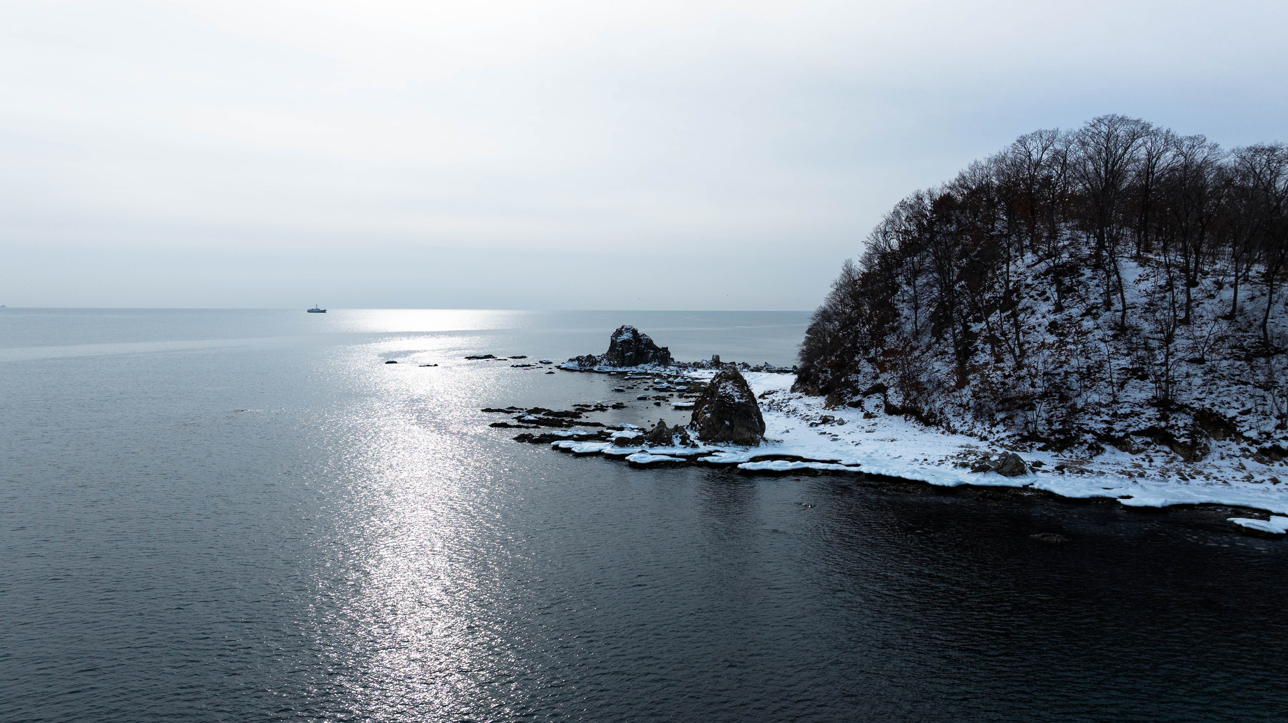 Бухта Пущина. Турист оптимист