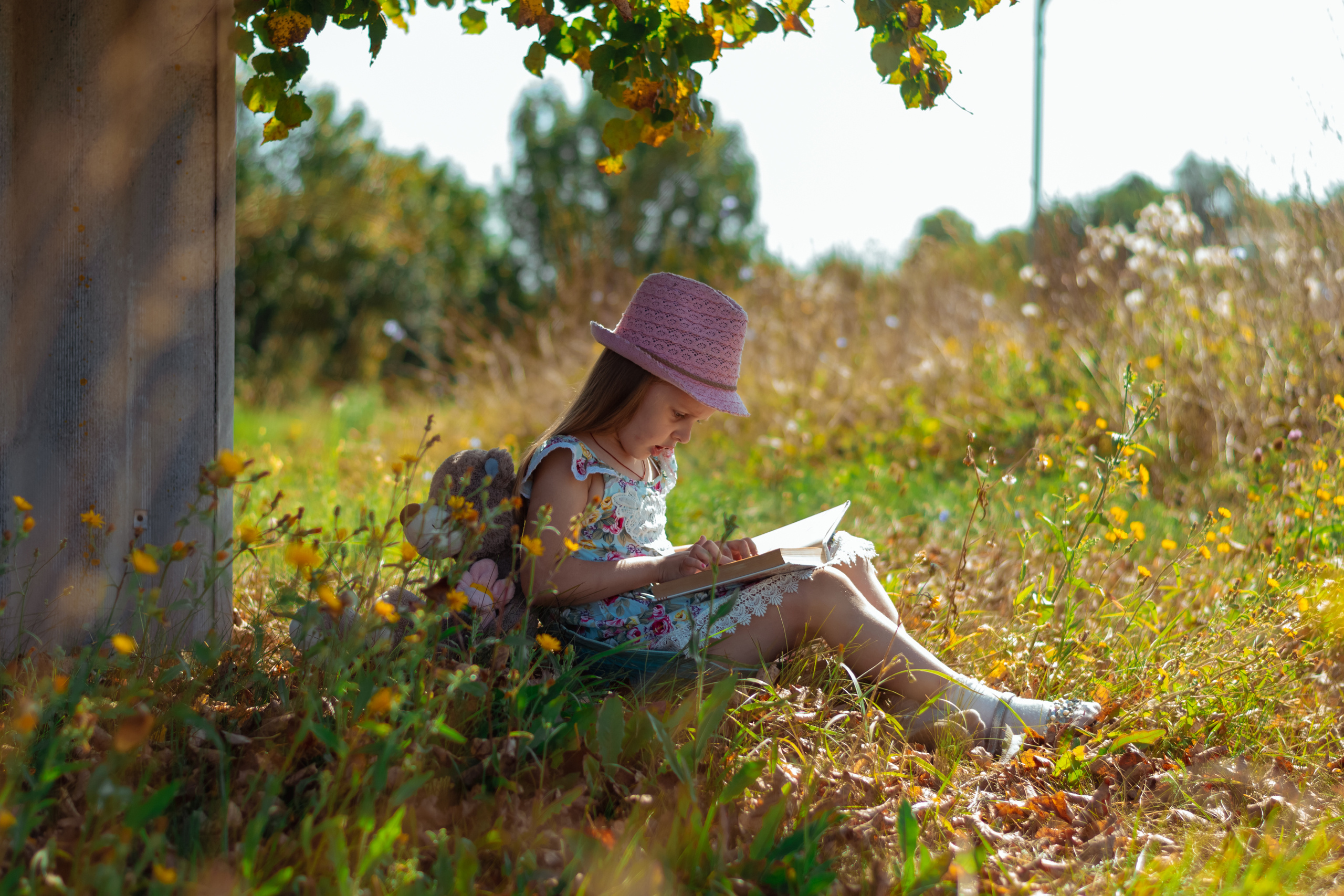Фотосессия девочки с медведем. Семейный и свадебный фотограф в Москве Нина Гусева