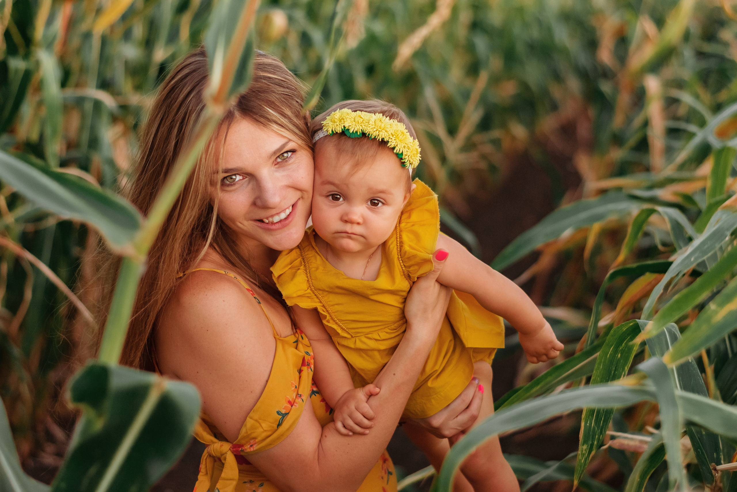 Фотосессия в кукурузе. Семейный и свадебный фотограф в Москве Нина Гусева
