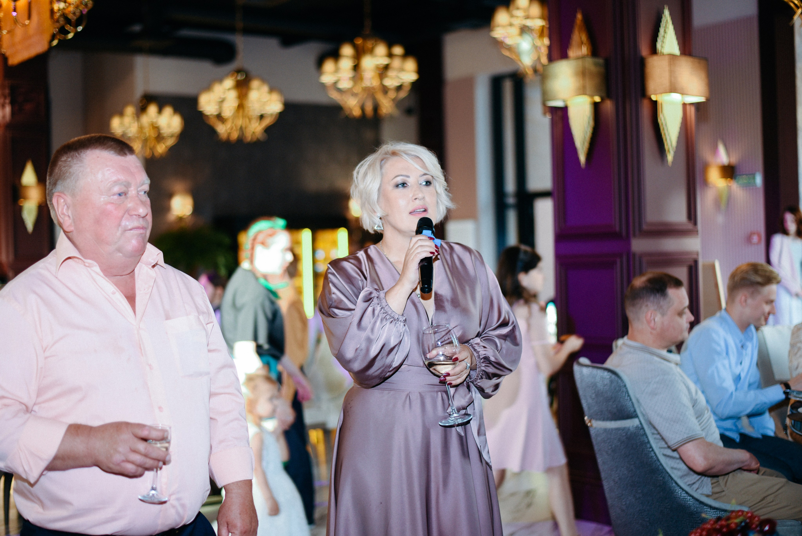 Виктор и Ангелина Банкет на 100 гостей Ресторан Segreto. Фотограф Лола Волна, город Москва