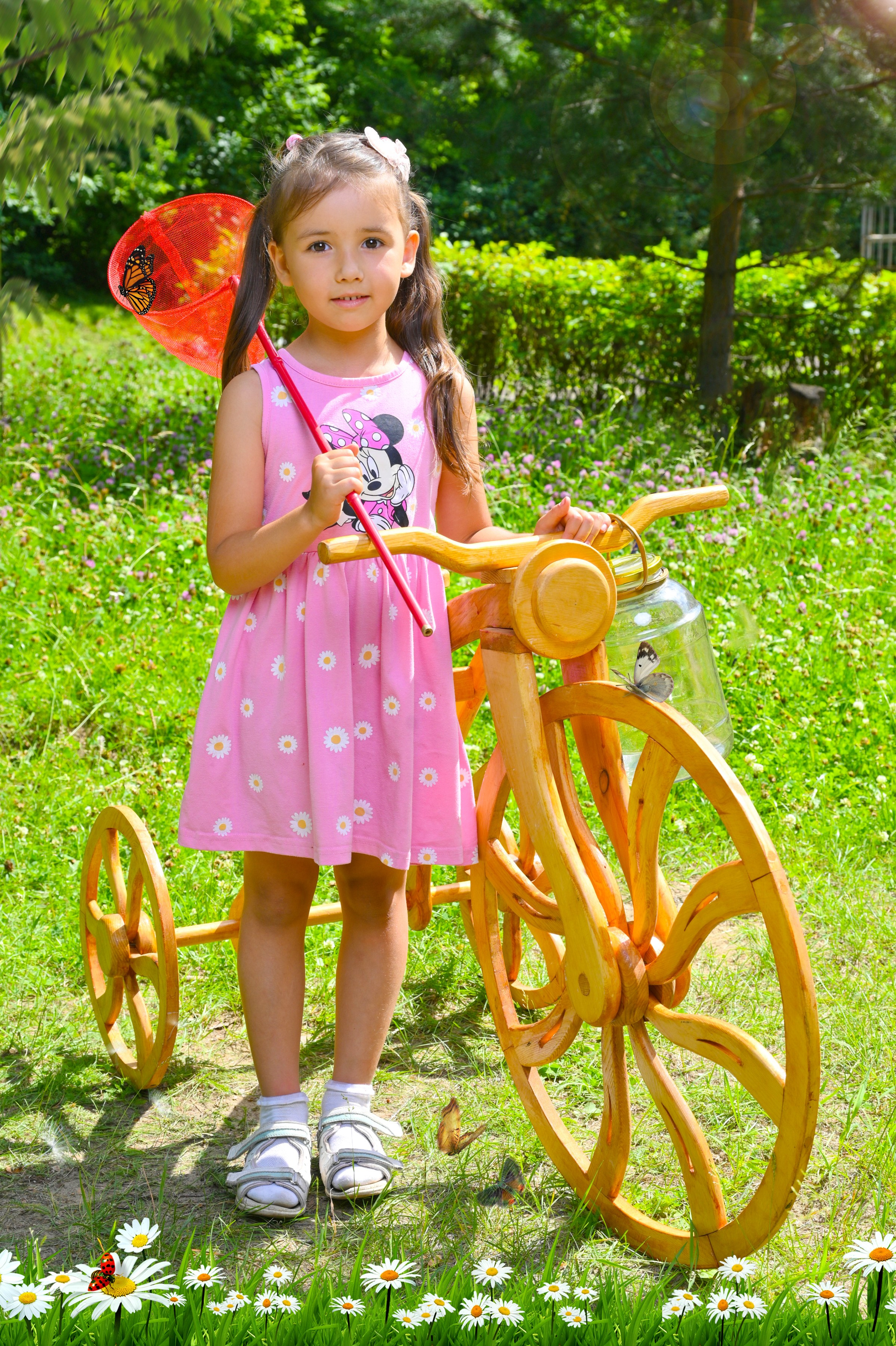 Ловец бабочек. ФотоАрт