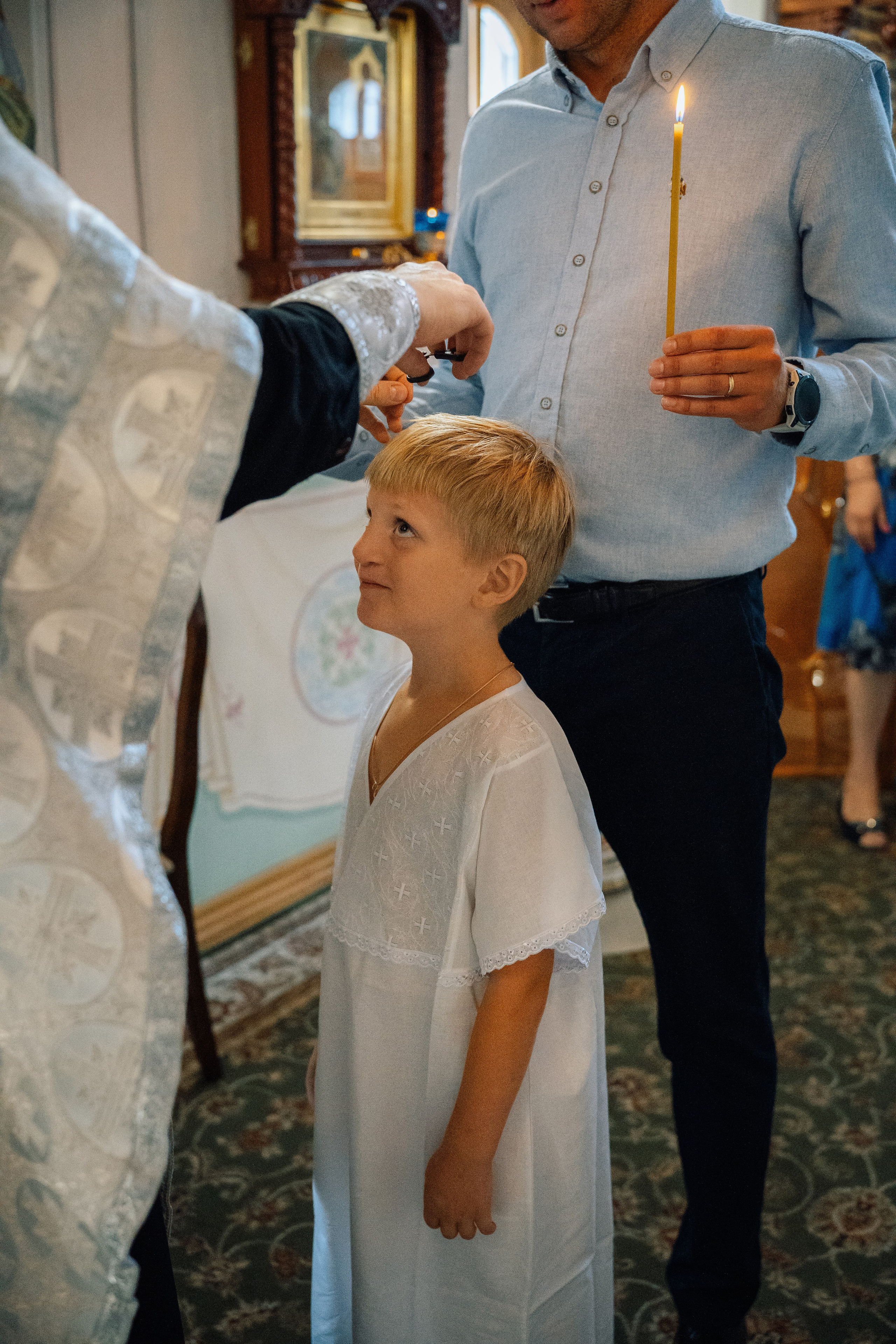 Крещение Марка. Фотограф Казакова Анастасия