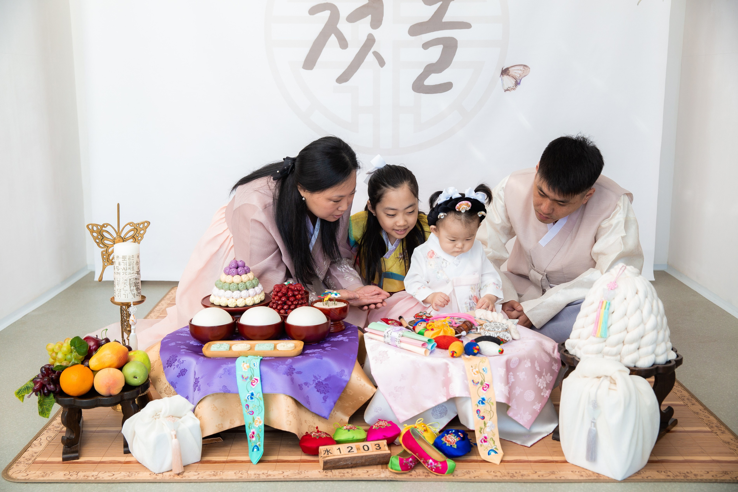 축돌 Утренняя церемония (семья). «Инбок» Фото студия