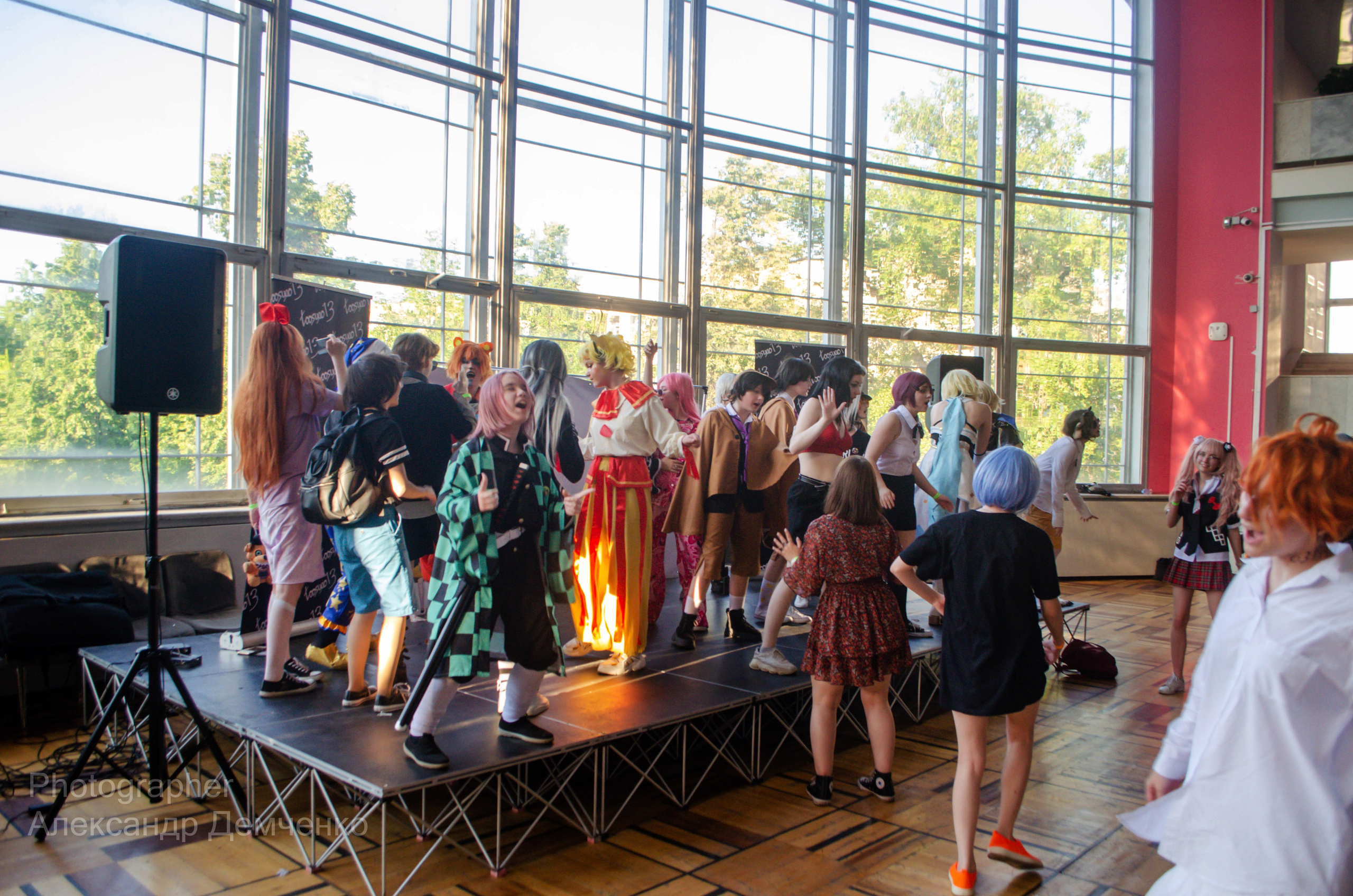 Фотосессия сцены в Москве на разных репортажных мероприятий