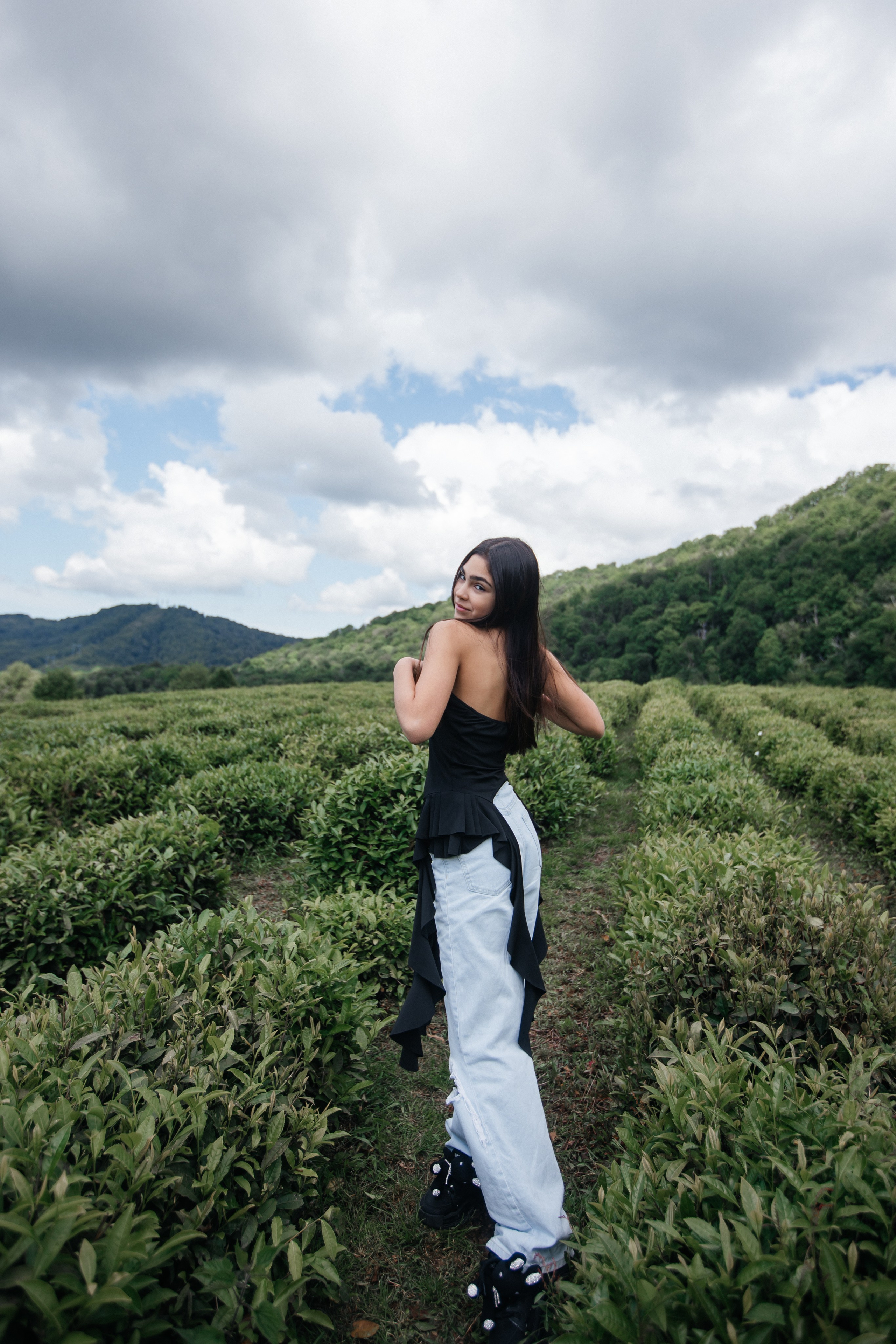 Tea plantation. Efimova Model Agency