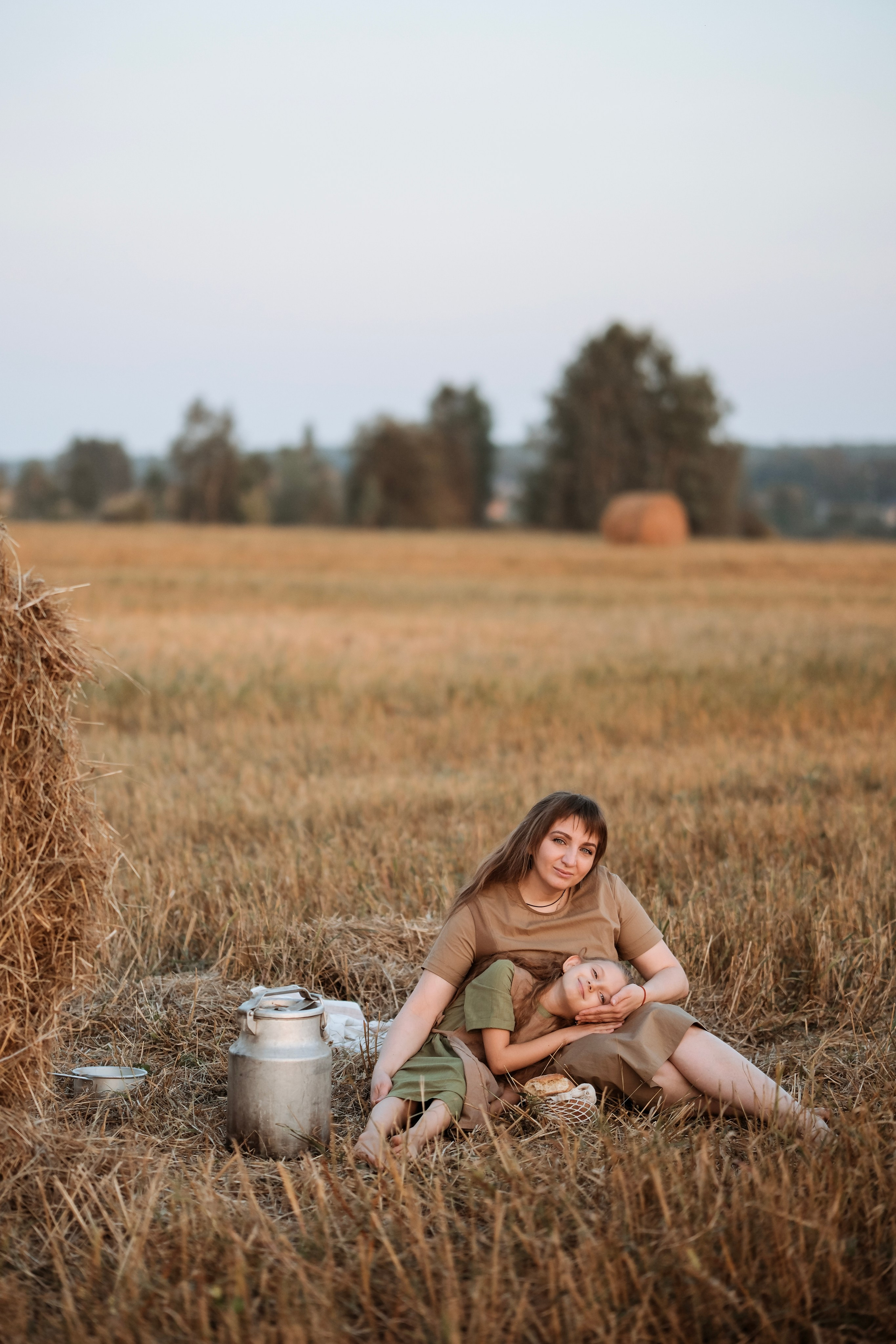 По полюшку. Фотограф новорожденных в Брянске Анжелика Прохоренкова