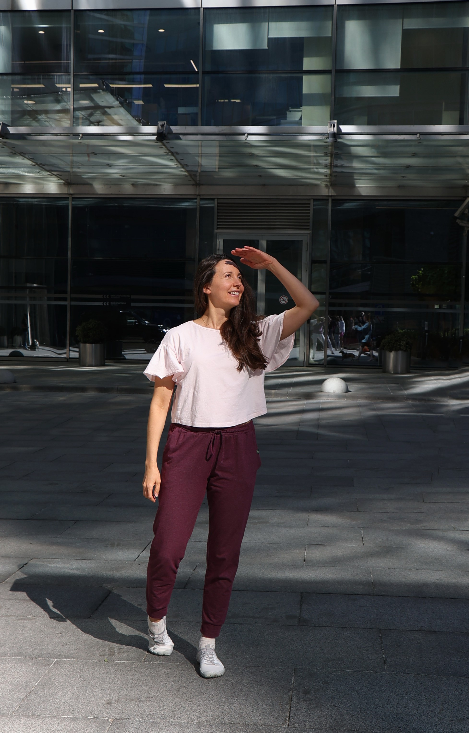 Йога на крыше Москва-Сити. Портретный фотограф Москва