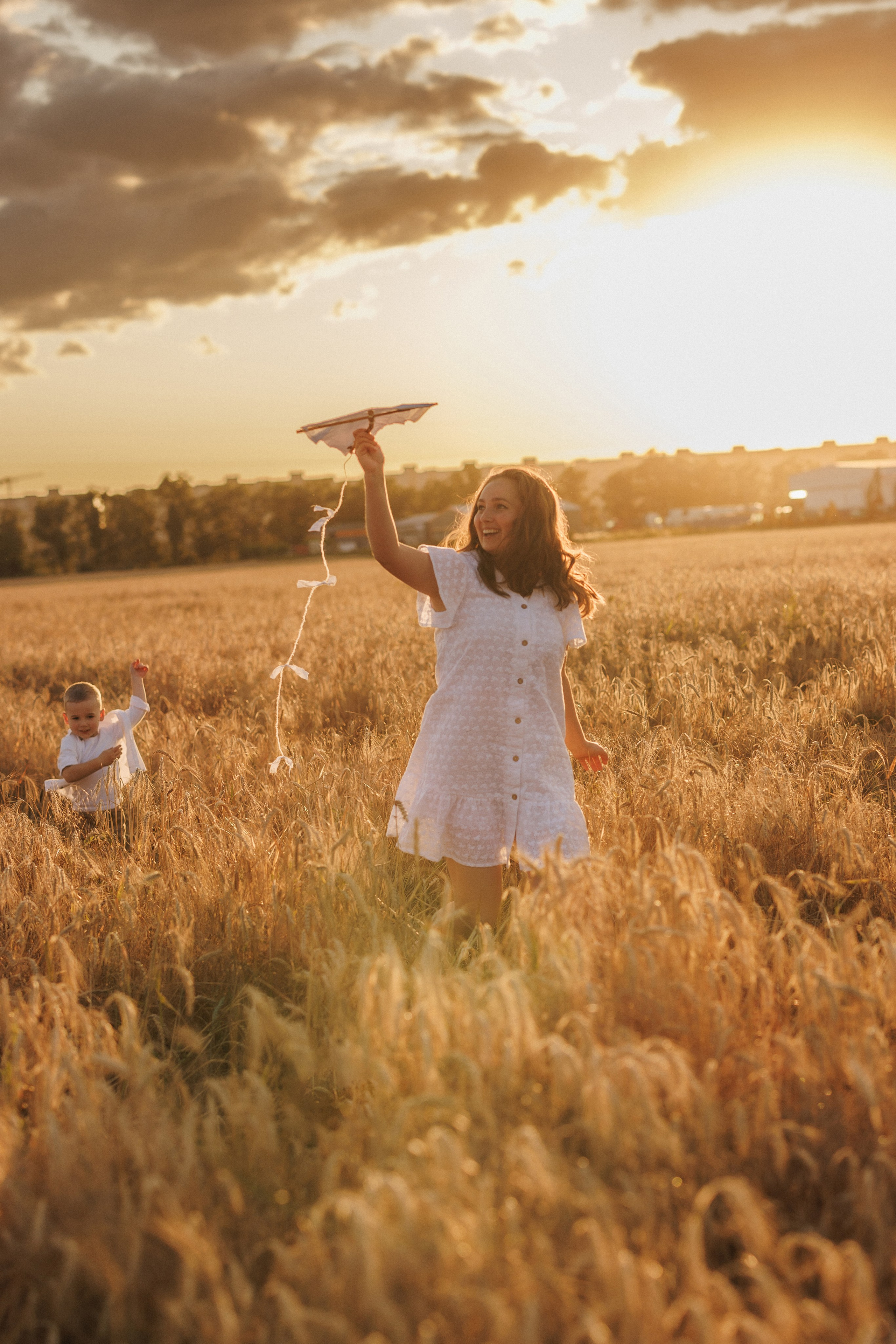 Пшеничное поле, семьи. Семейный и детский фотограф в Краснодаре Анна Трашкова