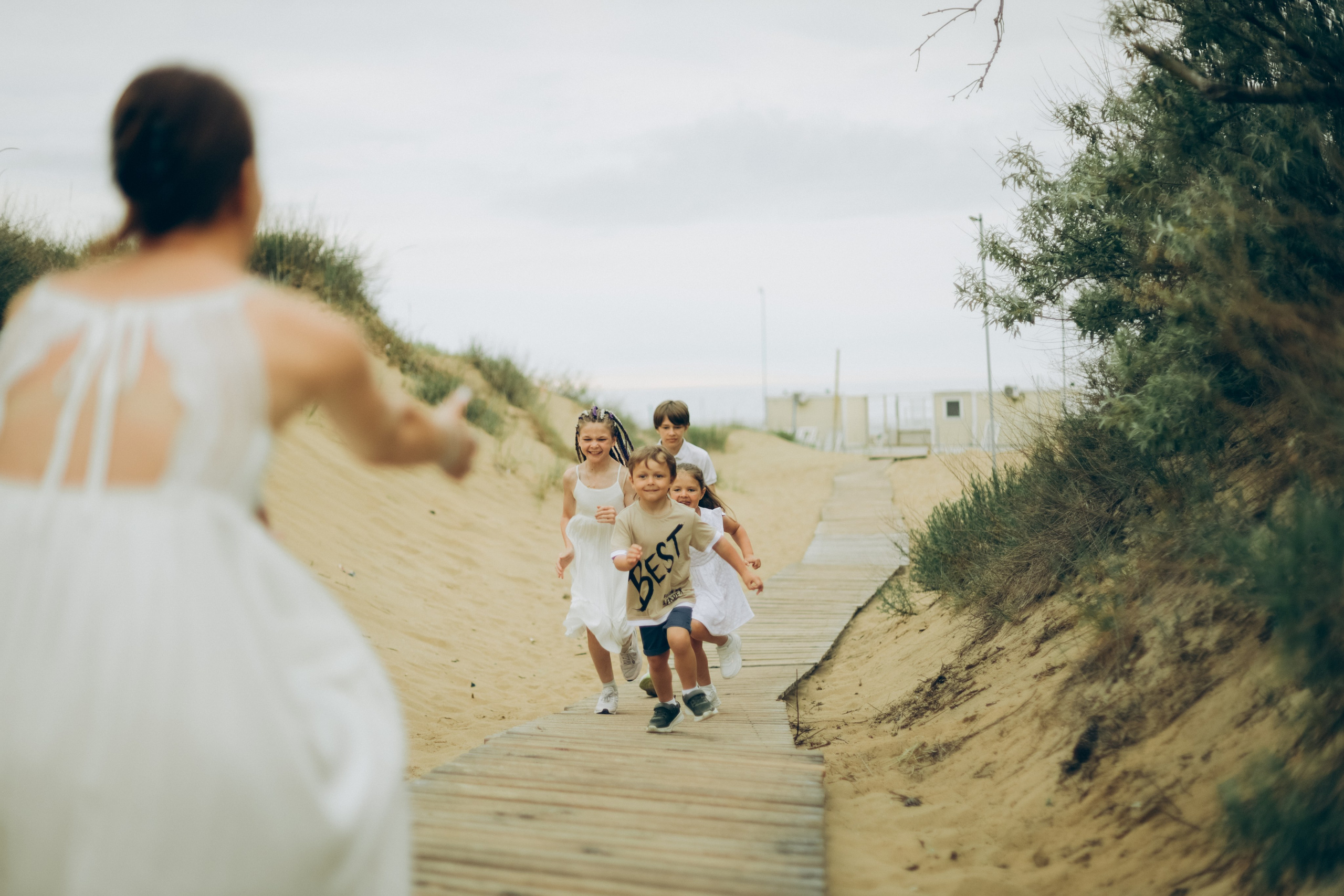 Ольга, Эдуард, Андрей, Настя, Даша, Кирилл и Ксюша. Семейный фотограф Анапа