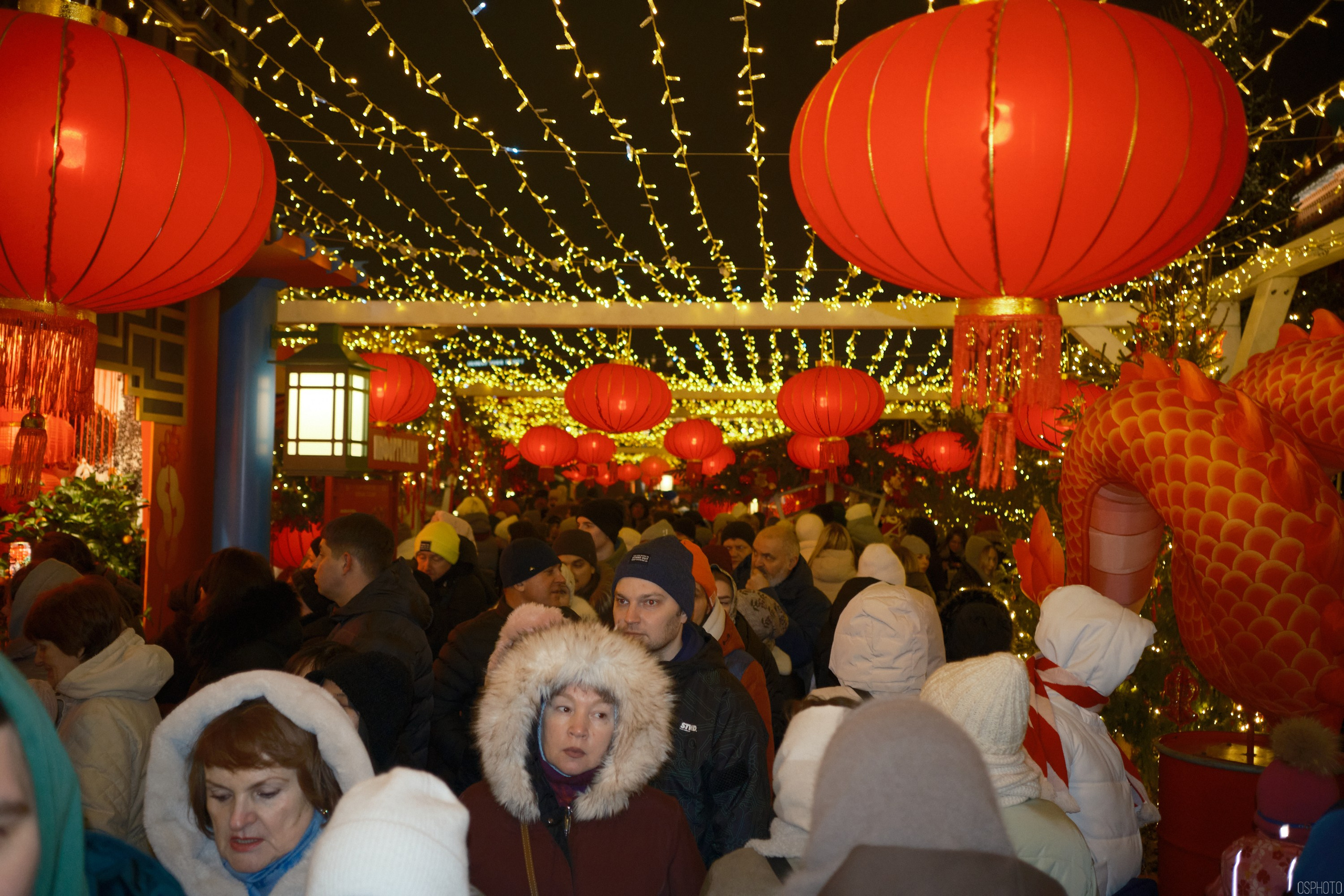 Китайский новый год | Манежная площадь. Фотографъ Сергѣевъ. Поймать мгновеніе