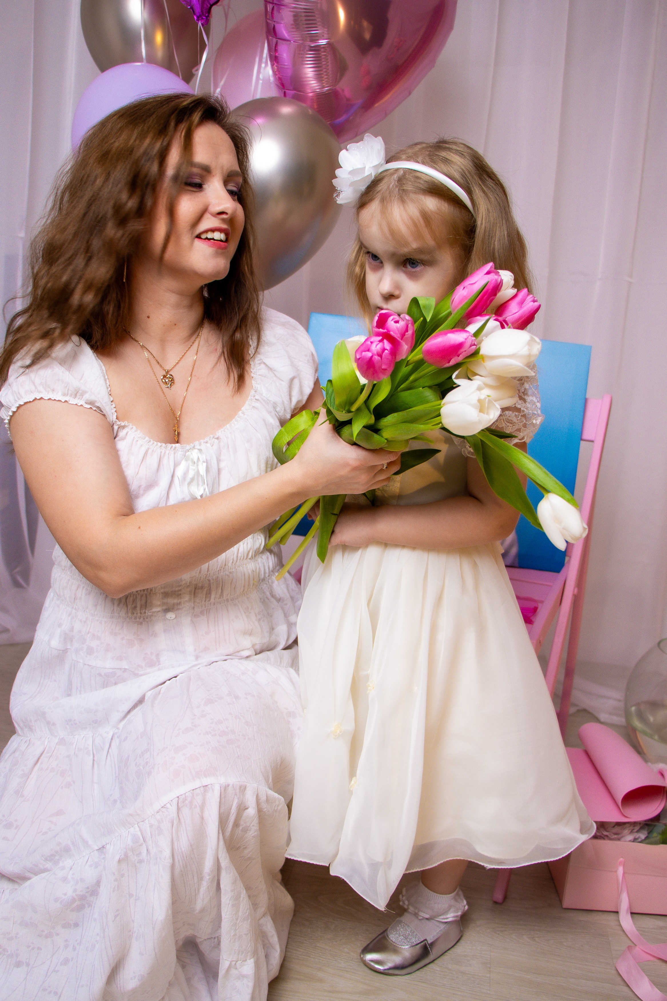 Семейная с тюльпанами. Фотограф Татьяна Матрос