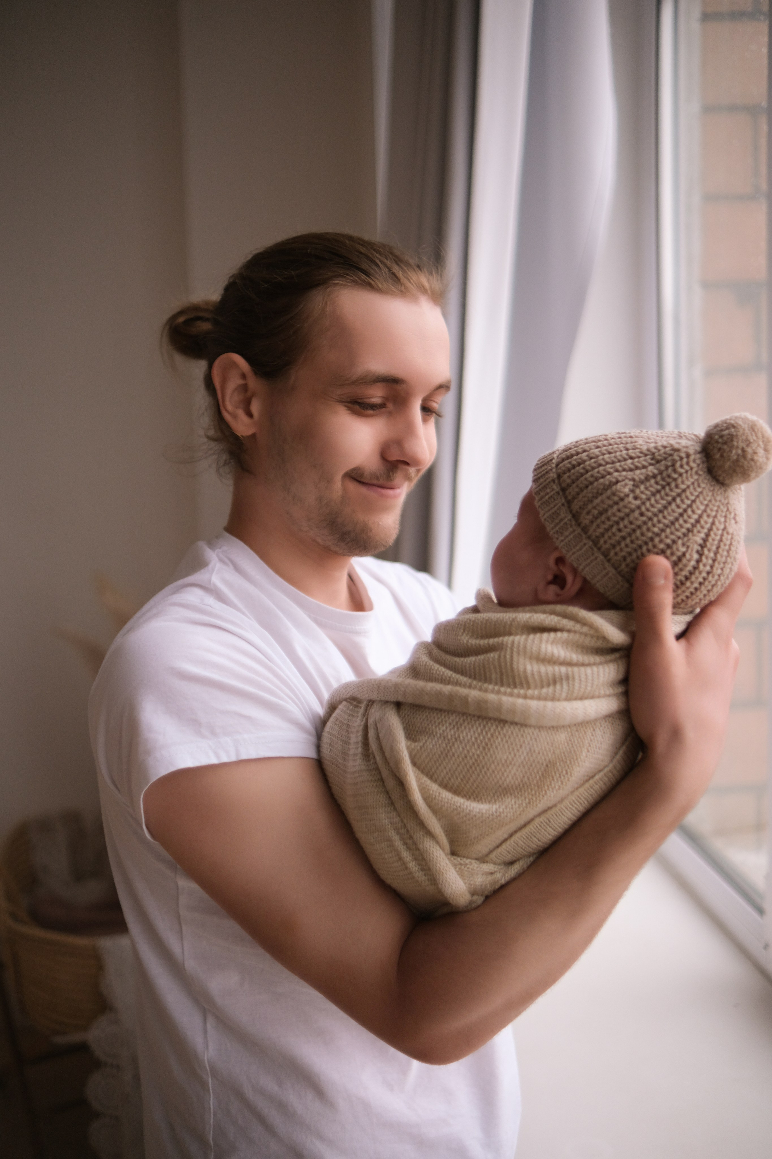 Мирослав в Матрёшке. Семейный детский ньюборн фотограф в Москве Марта Петрова