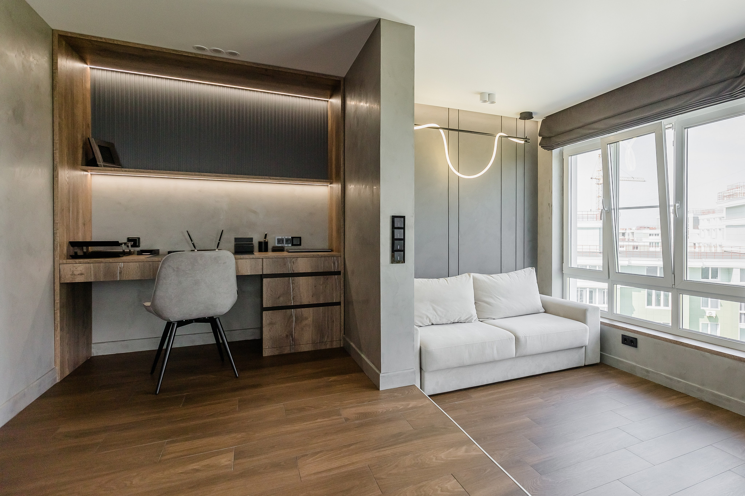 Реализация проекта 5к квартиры в Дубне. Дизайнер интерьера в Дубне, Москве, Дмитрове