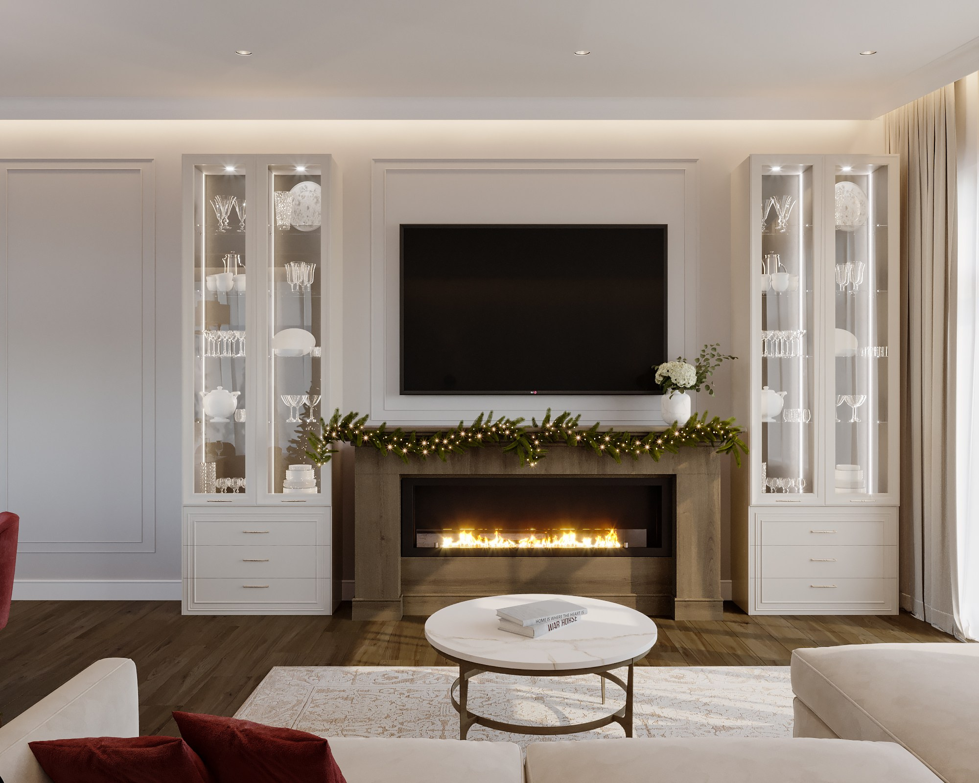 Дизайн-проект дома, пос. Прибрежный. Дизайнер интерьера в Дубне, Москве, Дмитрове