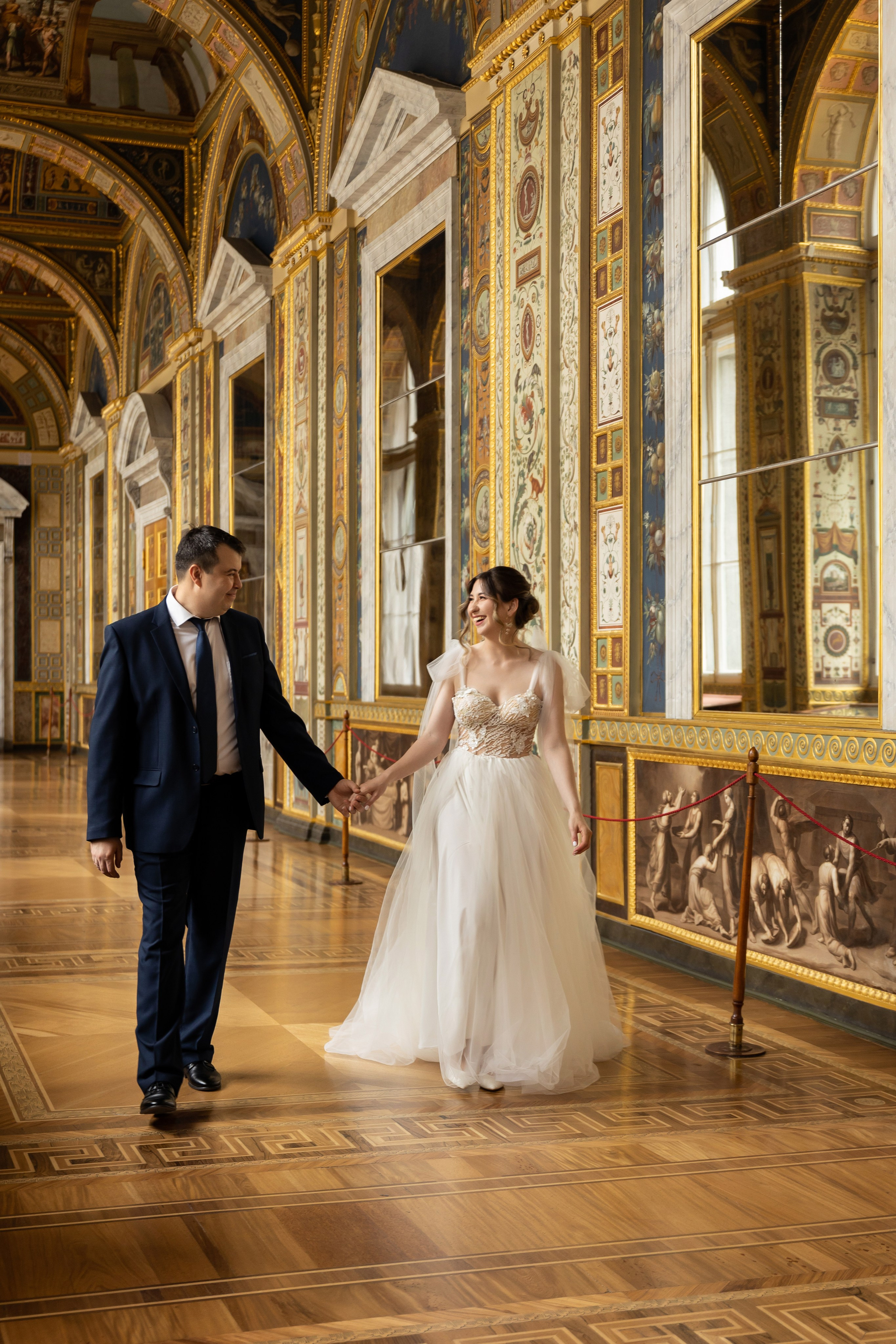 Свадебная фотосессия в Эрмитаже. Семейный и свадебный фотограф в Санкт-Петербурге Татьяна Швыкова