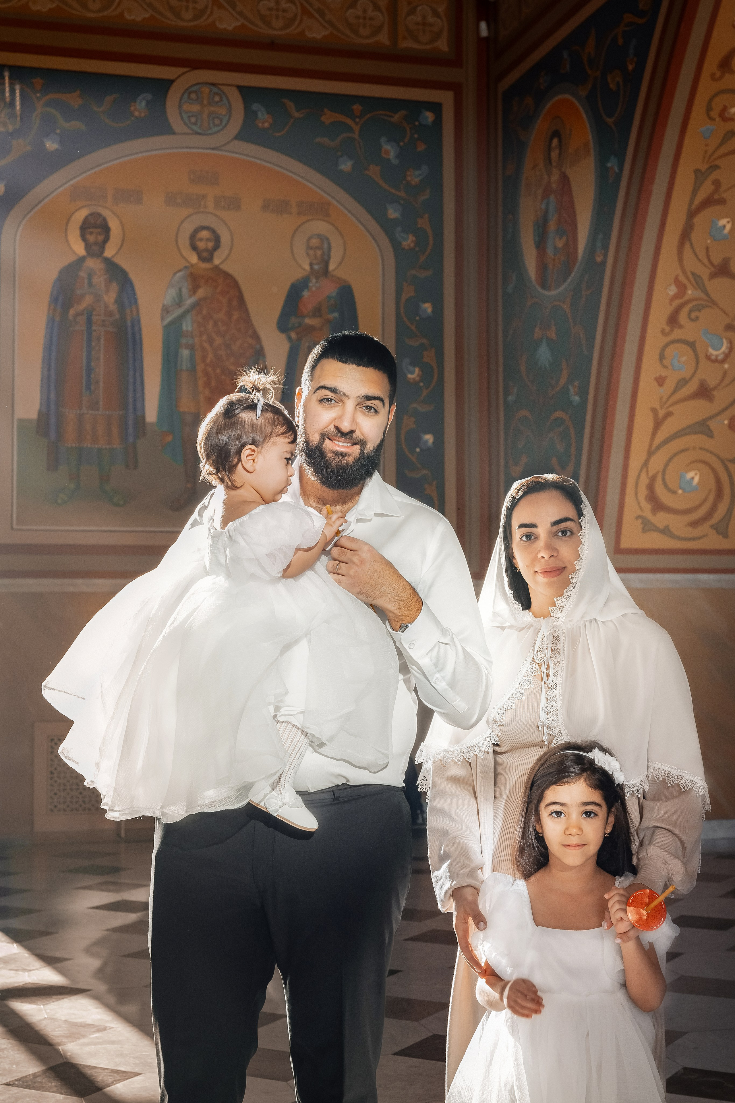 Храм Угрешского. Двойное крещение. Церковный фотограф на Таинство Крещения и Венчания в Оренбурге и Оренбургской области Екатерина Белкина