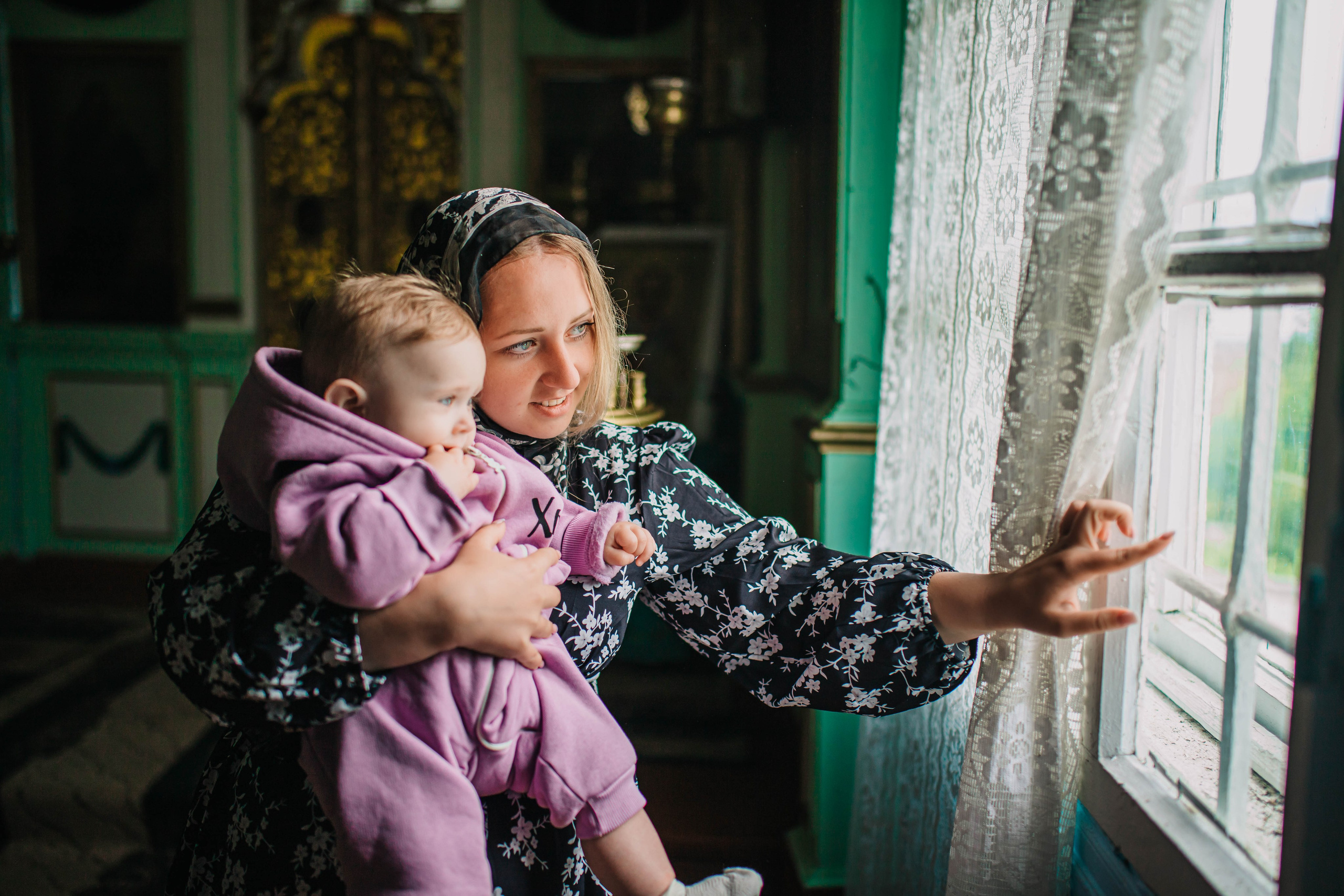 Крещение Варвары. Фотограф Дарья Маташкова