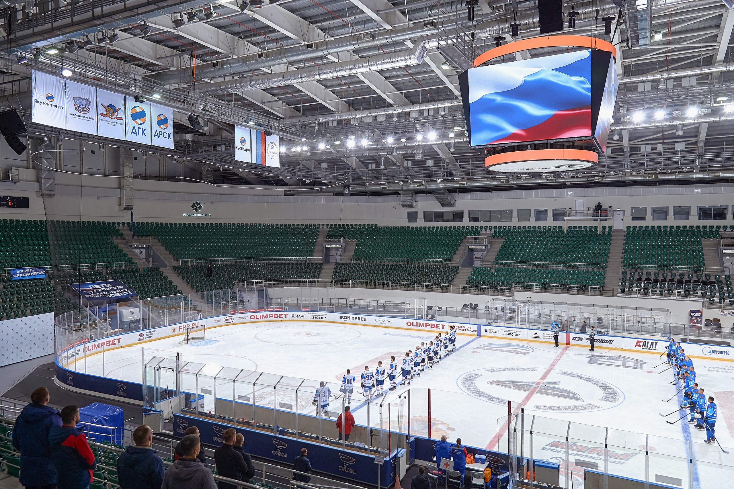 Платинум Арена — Хоккей — РусГидро. Фотограф Яковлев Роман — Красноярск