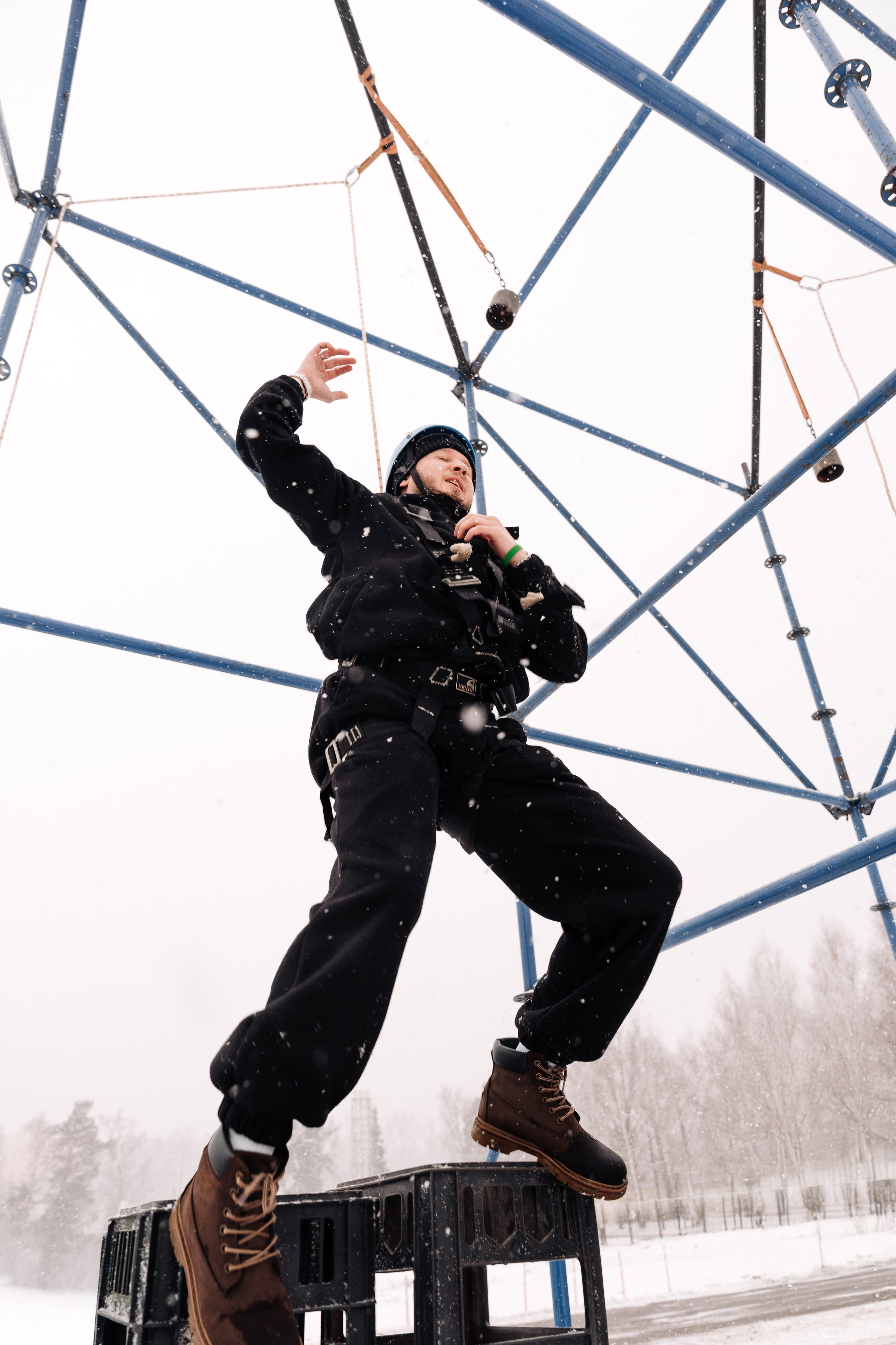 Зимние игры. Свадебные фотосессии в Москве. Фотограф Сергей Ржевский