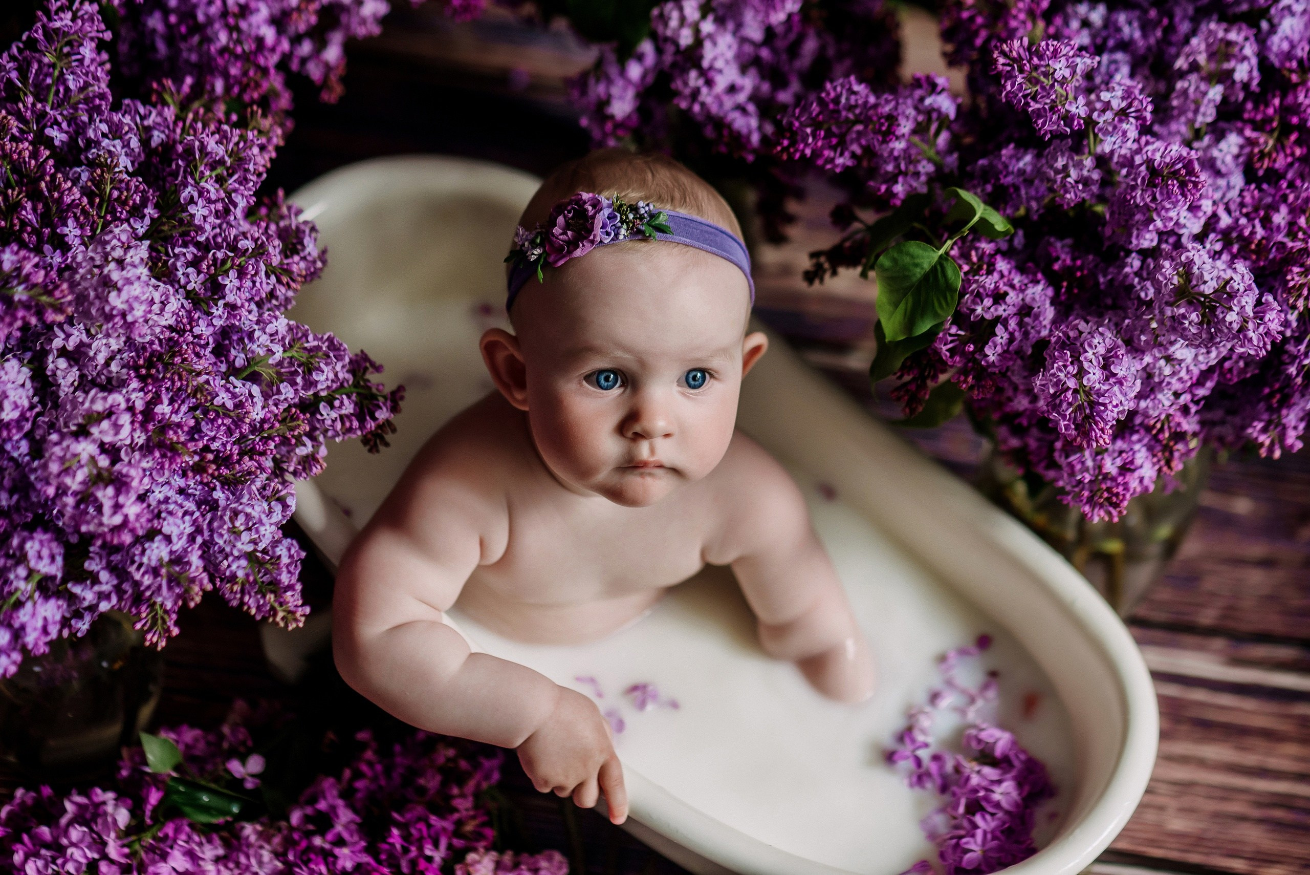 Детские молочные ванночки. Меркулова Ольга фотограф Воронеж